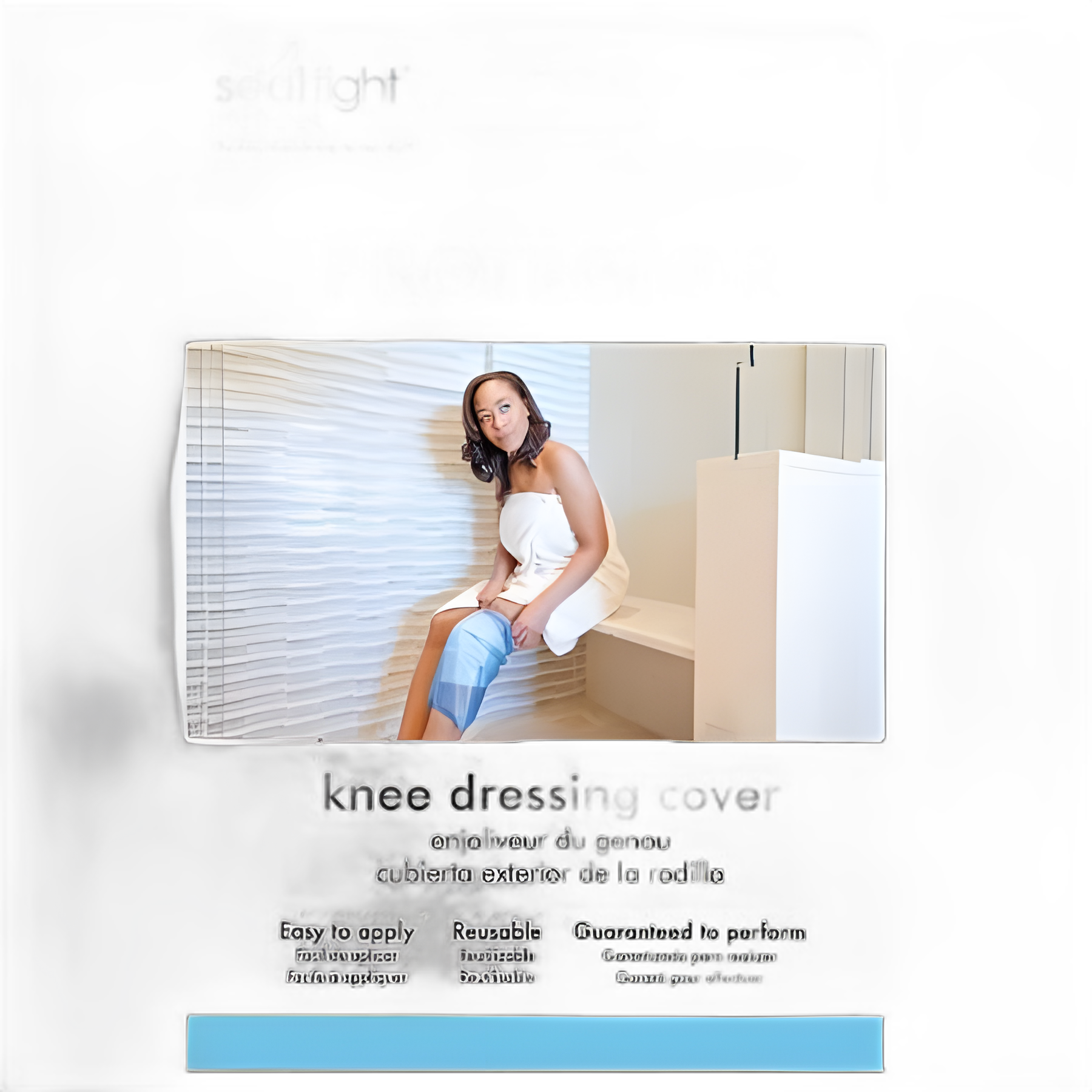 Knee Cast and Bandage Protector SEAL-TIGHT® Protector Large Thermoplastic Elastomer 22 to 26 Inch Thigh Circumference