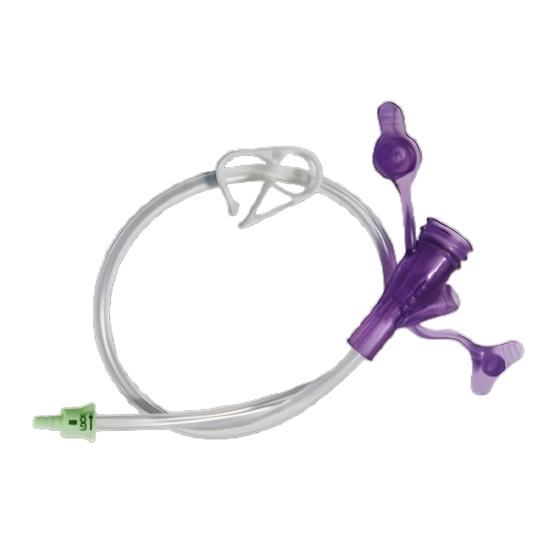 ENFit® Straight Connector with Y-Port Adapter 2 Inch, Clear by Applied Medical Technology