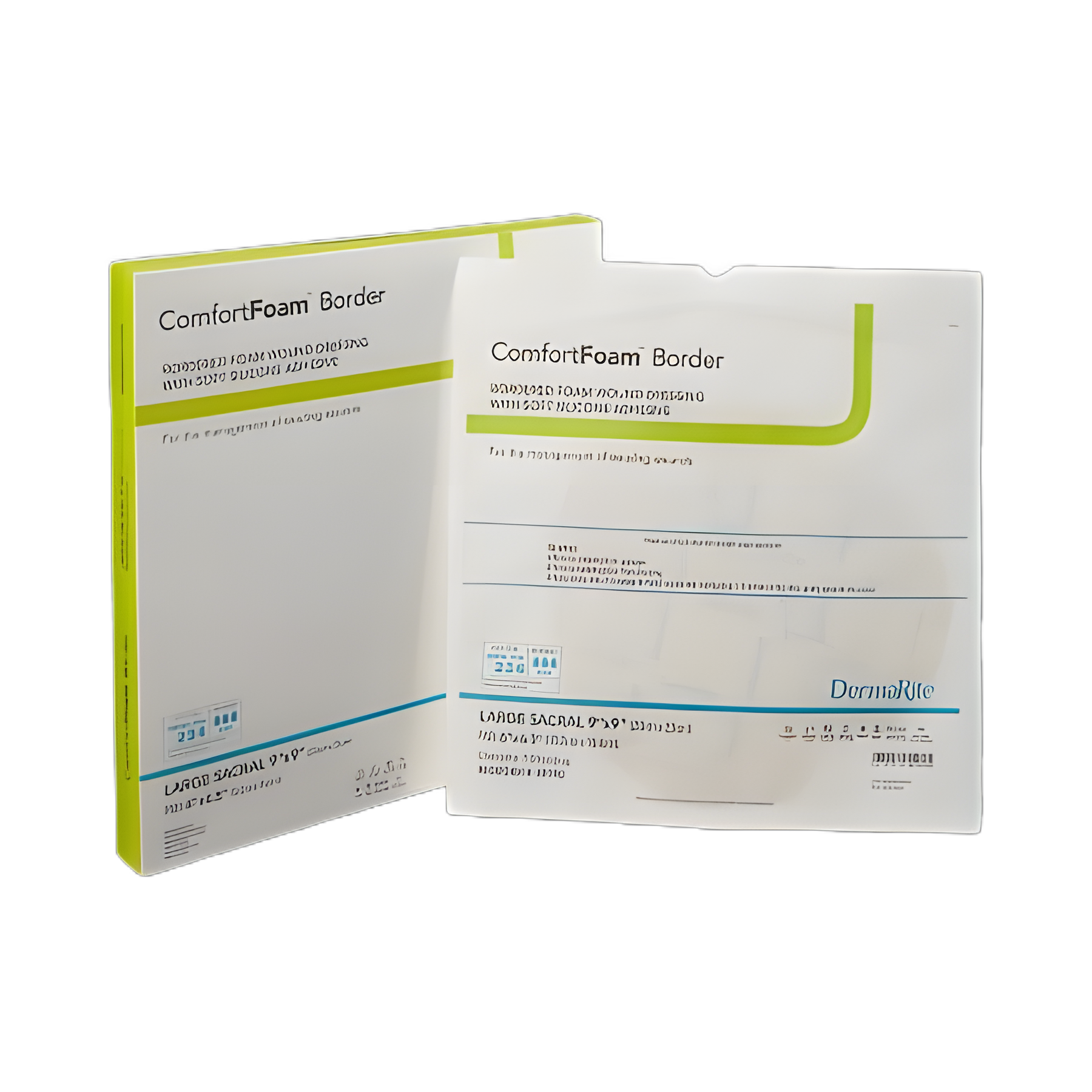 Foam Dressing ComfortFoam™ Border 9 X 9 Inch With Border Waterproof Backing Silicone Adhesive Sacral Sterile