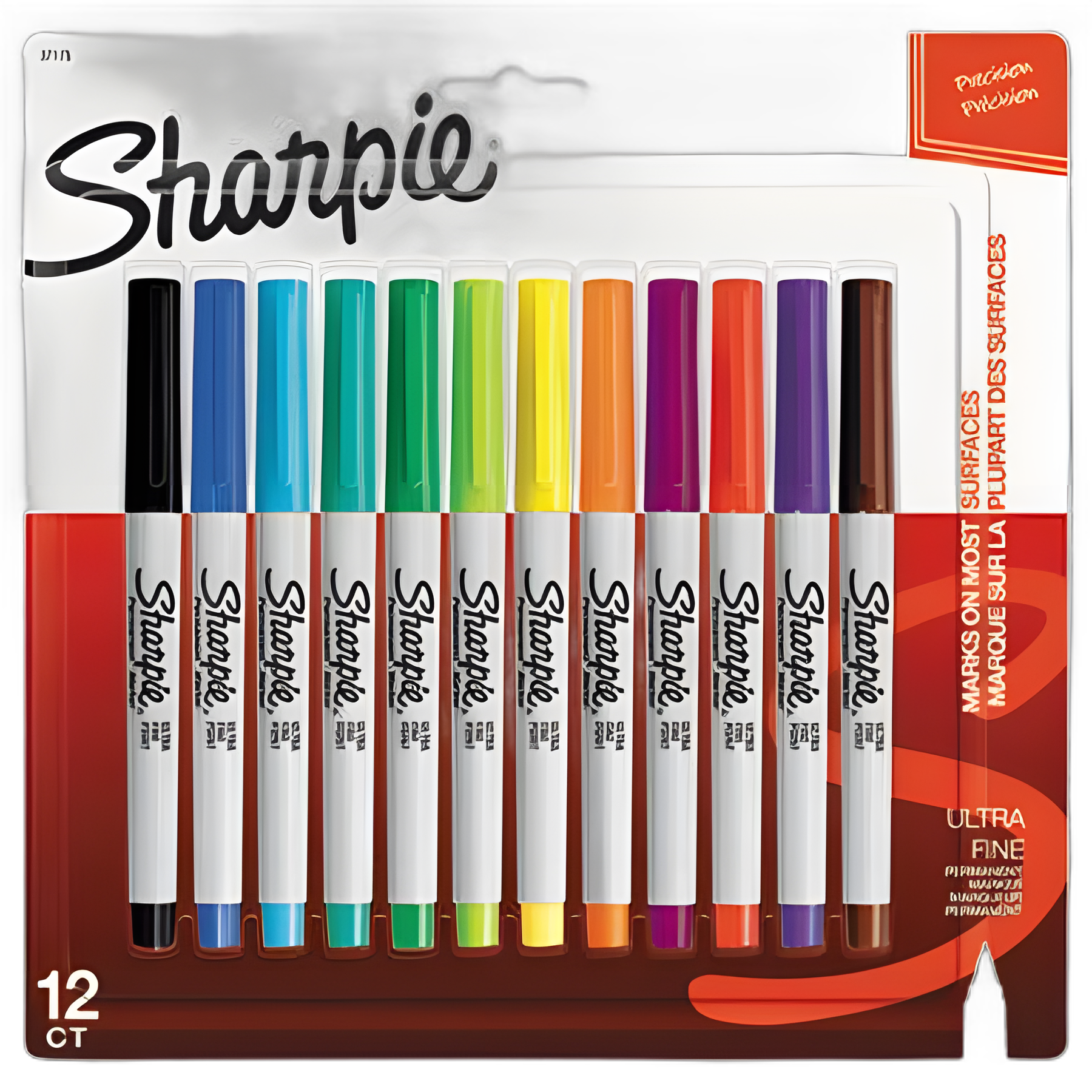 Ultra Fine Tip Permanent Marker for Medical Labeling, Assorted Colors, Dozen