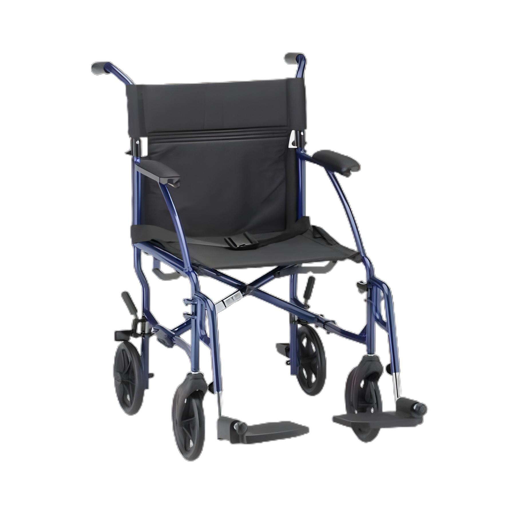 Lightweight Transport Chair 18" Seat, Desk-Length Arms, Swing-Away Footrests - Nova Ortho-Med 379B