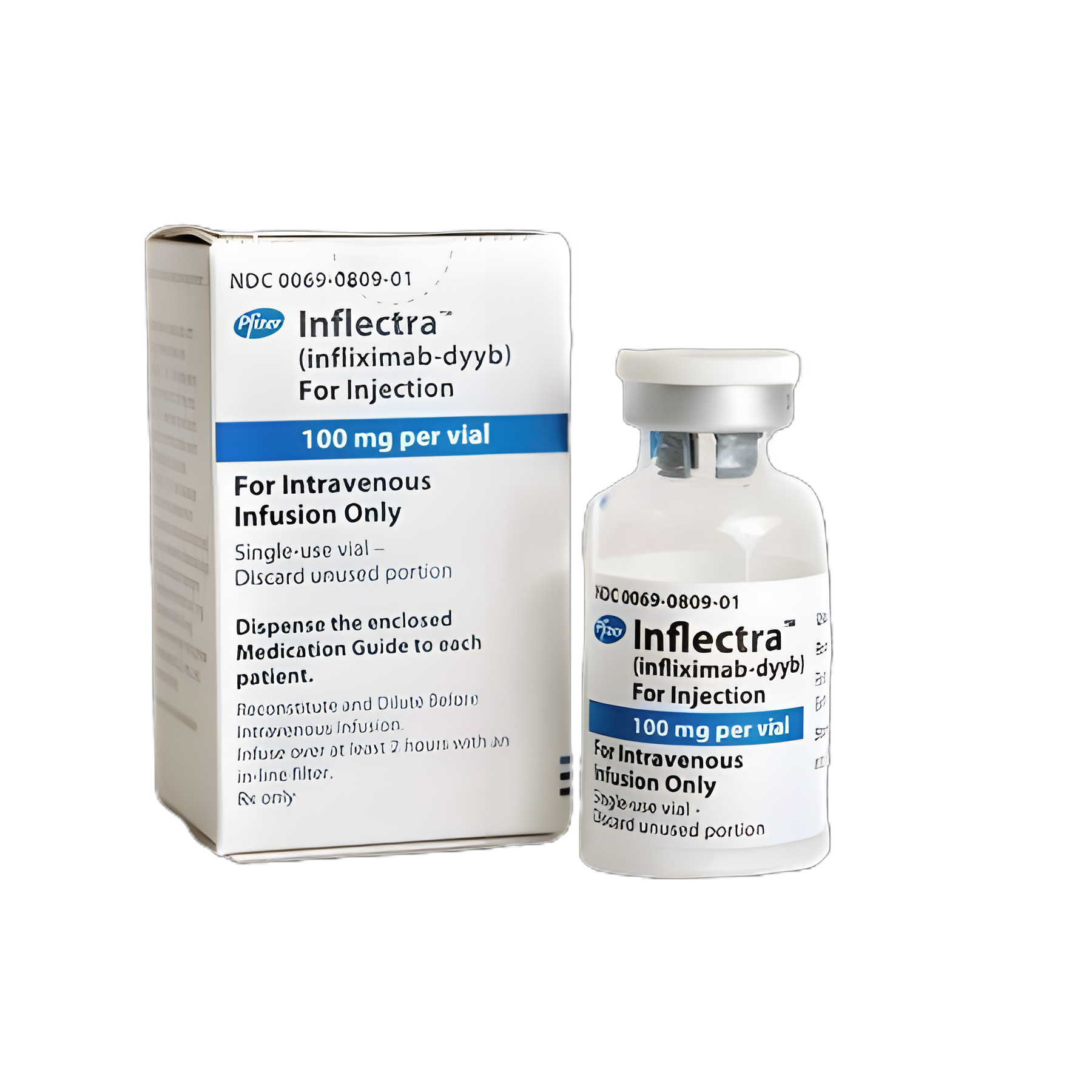 INFLECTRA® Infliximab-dyyb 100 mg Injection Single-Dose Vial