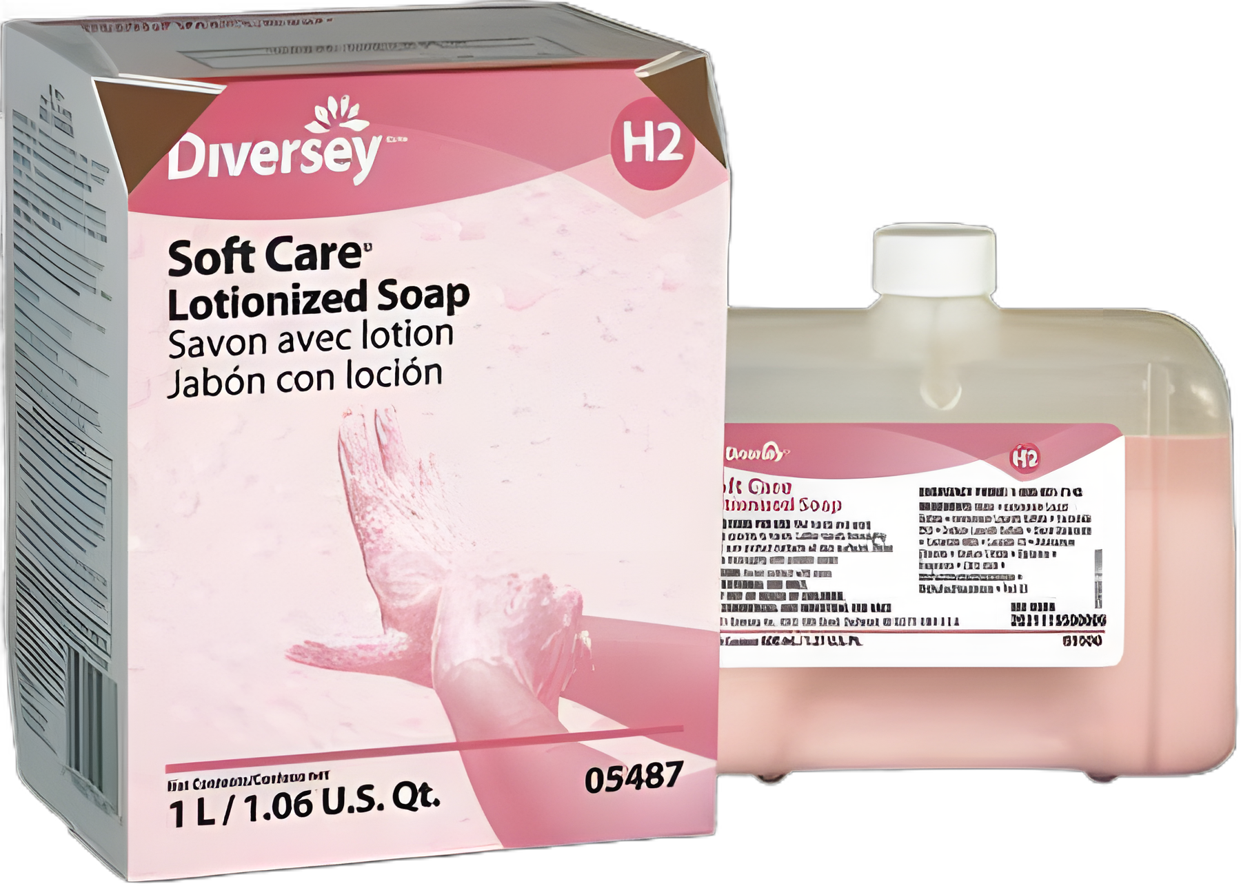 Diversey™ Soft Care® Lotion Soap Refill - 1,000 mL Floral Scent for Medical Dispensers