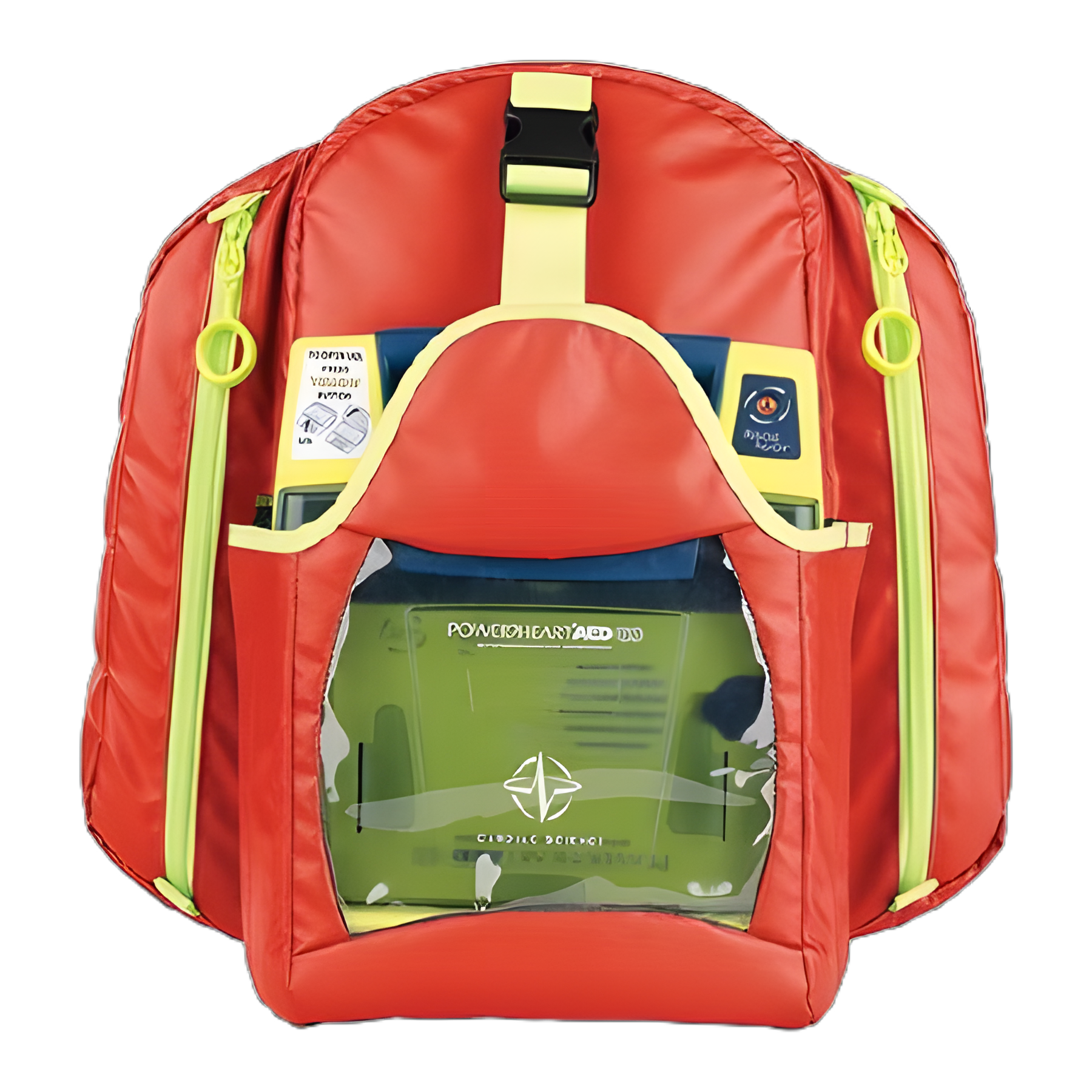 G3 QuickLook Red Tarpaulin AED Backpack for Emergency Preparedness