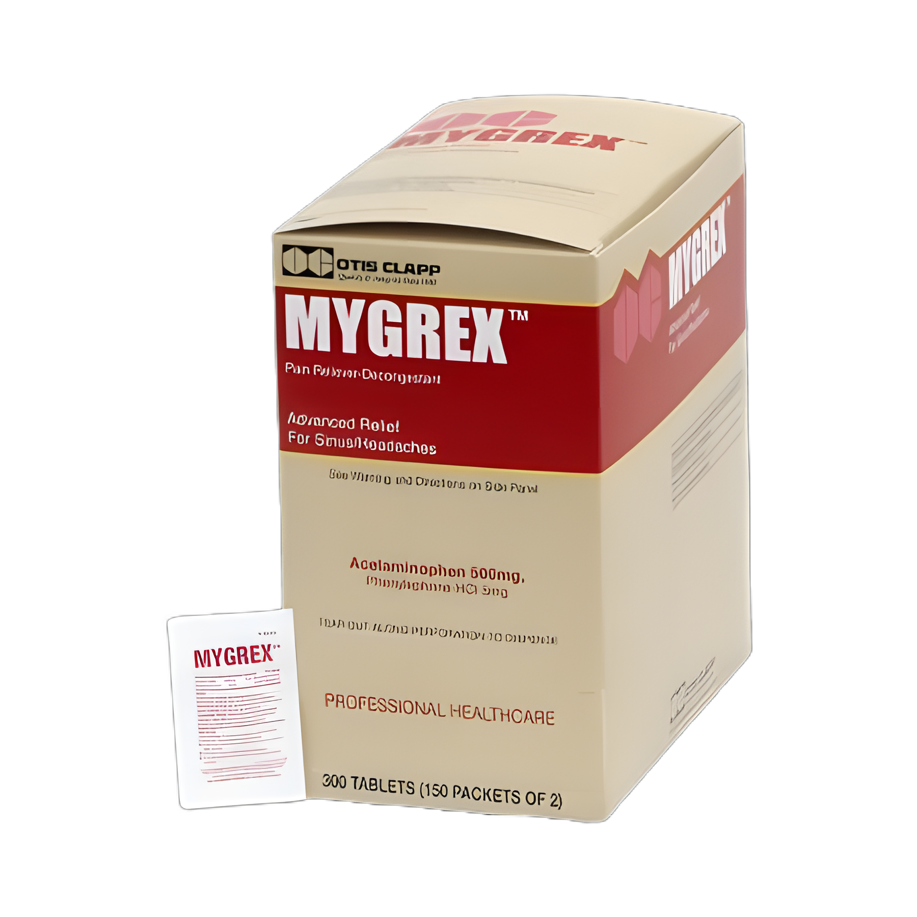 Cold and Sinus Relief Mygrex™ 500 mg - 5 mg Strength Tablet 300 per Box