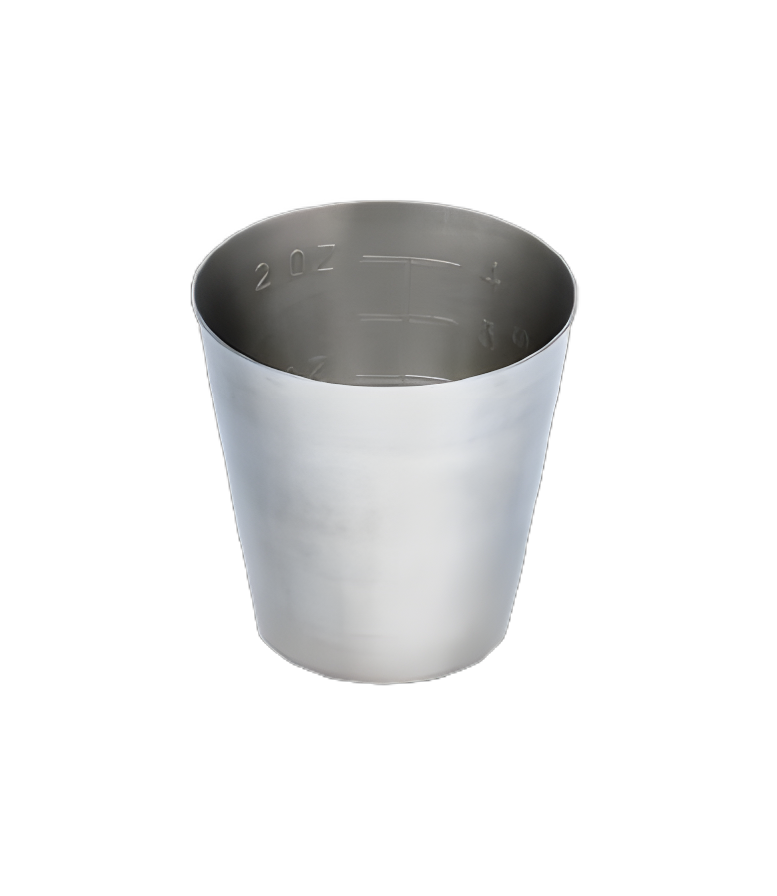 Graduated Medicine Cup Miltex® 2 oz. Silver Stainless Steel Reusable