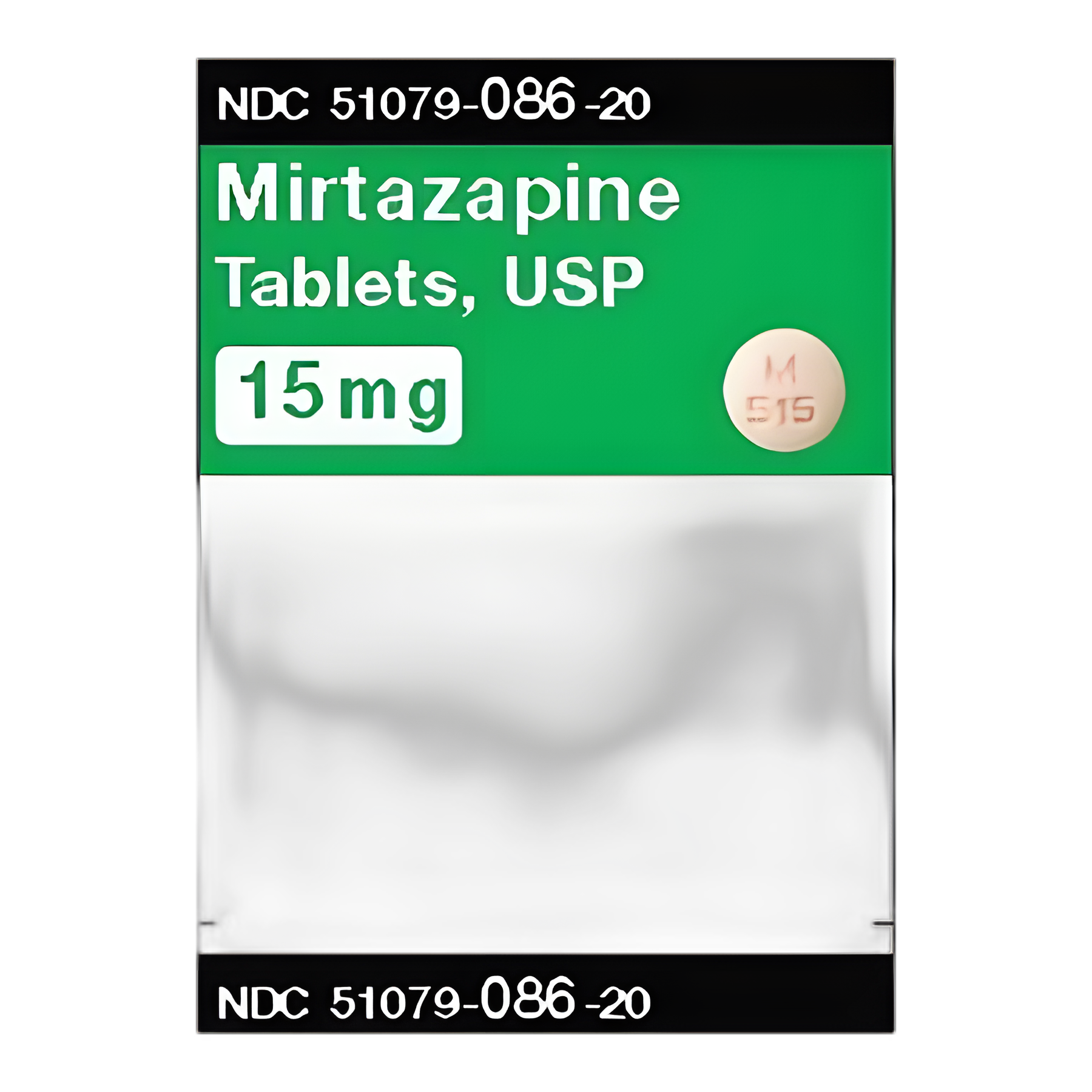 Mirtazapine 15 mg Tablet Blister Pack - 100 Tablets by Mylan Pharmaceuticals