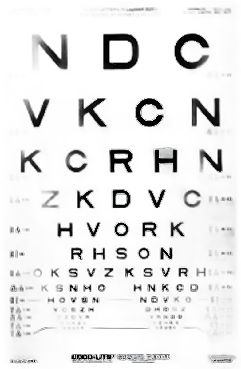 Eye Chart Good-Lite® 10 Foot Distance Acuity Test - 600705