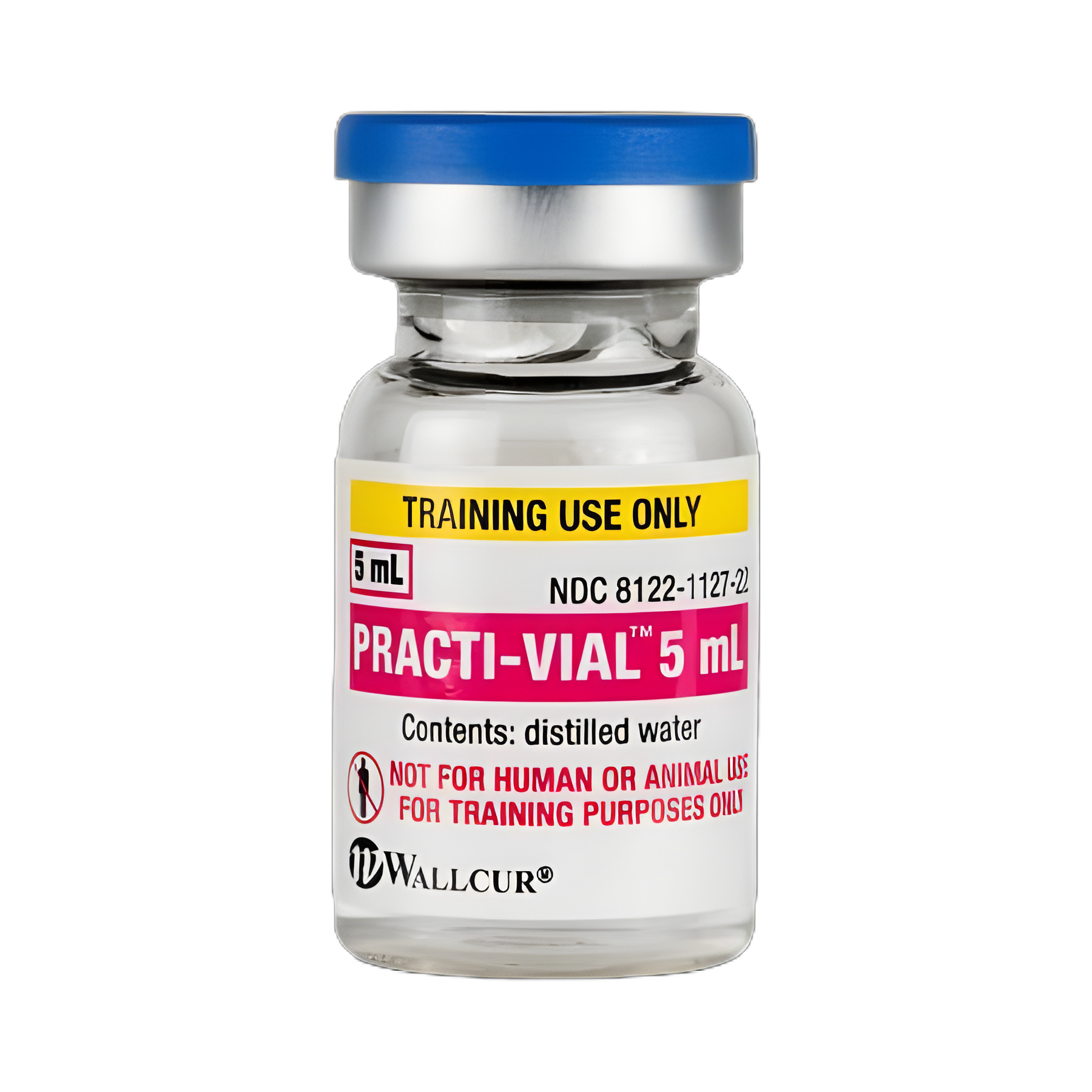 Wallcur Practi-5 mL Vial for Clinical Training - Box of 40