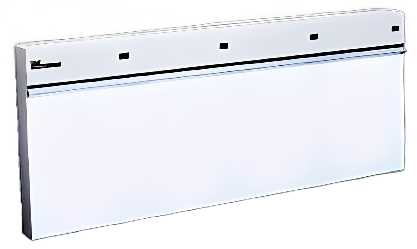 X-Ray Illuminator Trimline 3 Bank 1 Tier 2 Lamp 15 W Wall Mount 3-1/4 X 22 X 42 Inch White Three, 14 X 17 Inch Film
