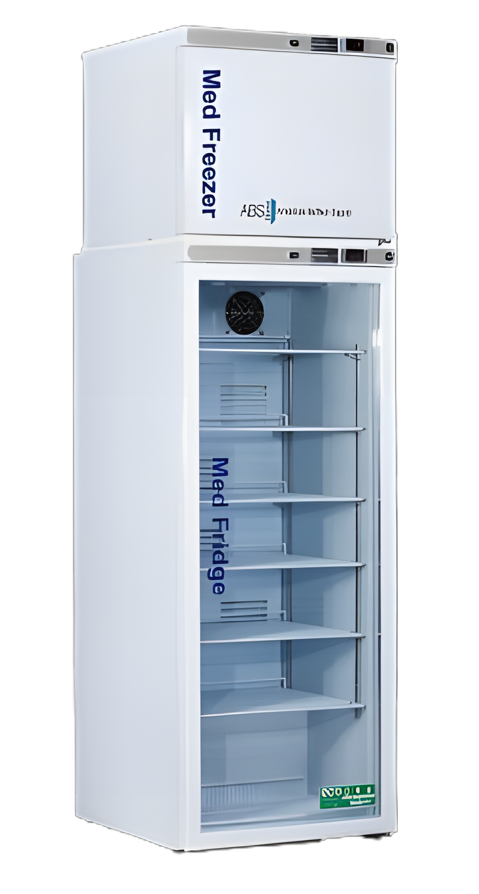 ABS® Pharmaceutical Refrigerator / Freezer 12 cu.ft. with Dual Swing Doors