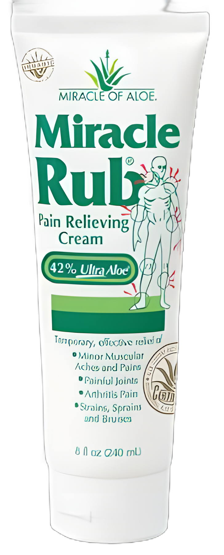 Miracle Rub® Topical Pain Relief Cream - 8 oz