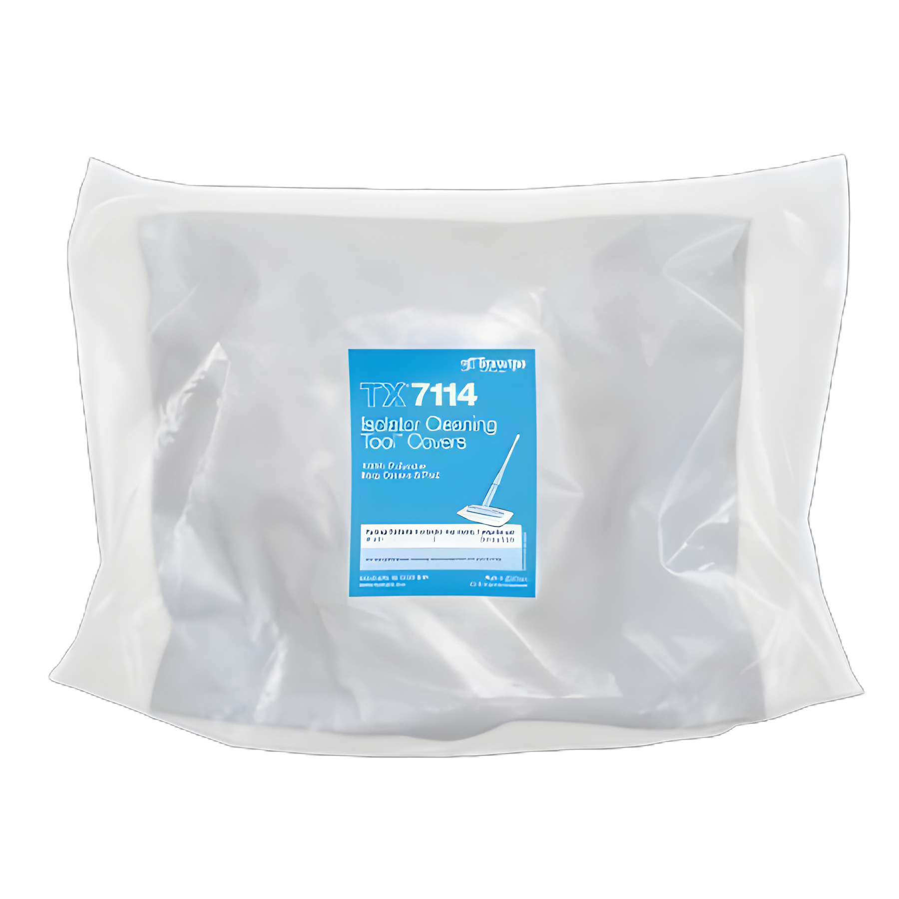 Texwipe Mini AlphaMop Cleanroom Mop Head Cover / Pad Kit - Disposable Polyester