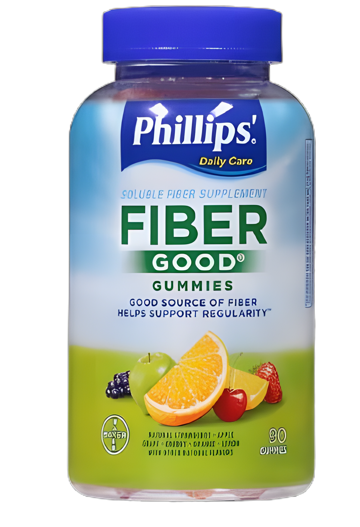 Phillips' Fiber Good Gummies - 90 Assorted Flavors, 4g Fiber Supplement