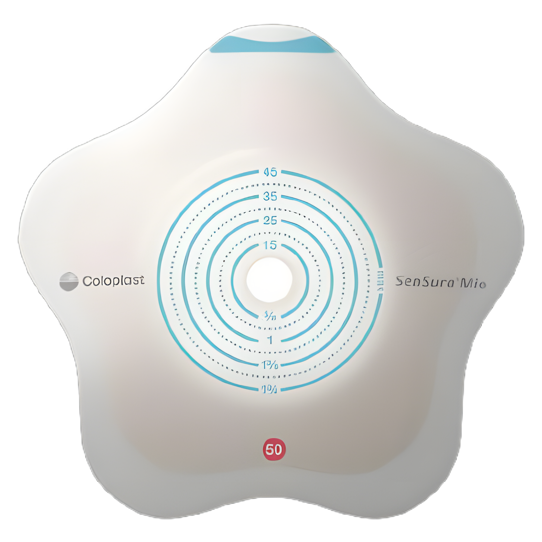 SenSura Mio Convex Flip Ostomy Barrier with Elastic Adhesive, 60mm Flange, 1-3/4 Inch Precut Opening