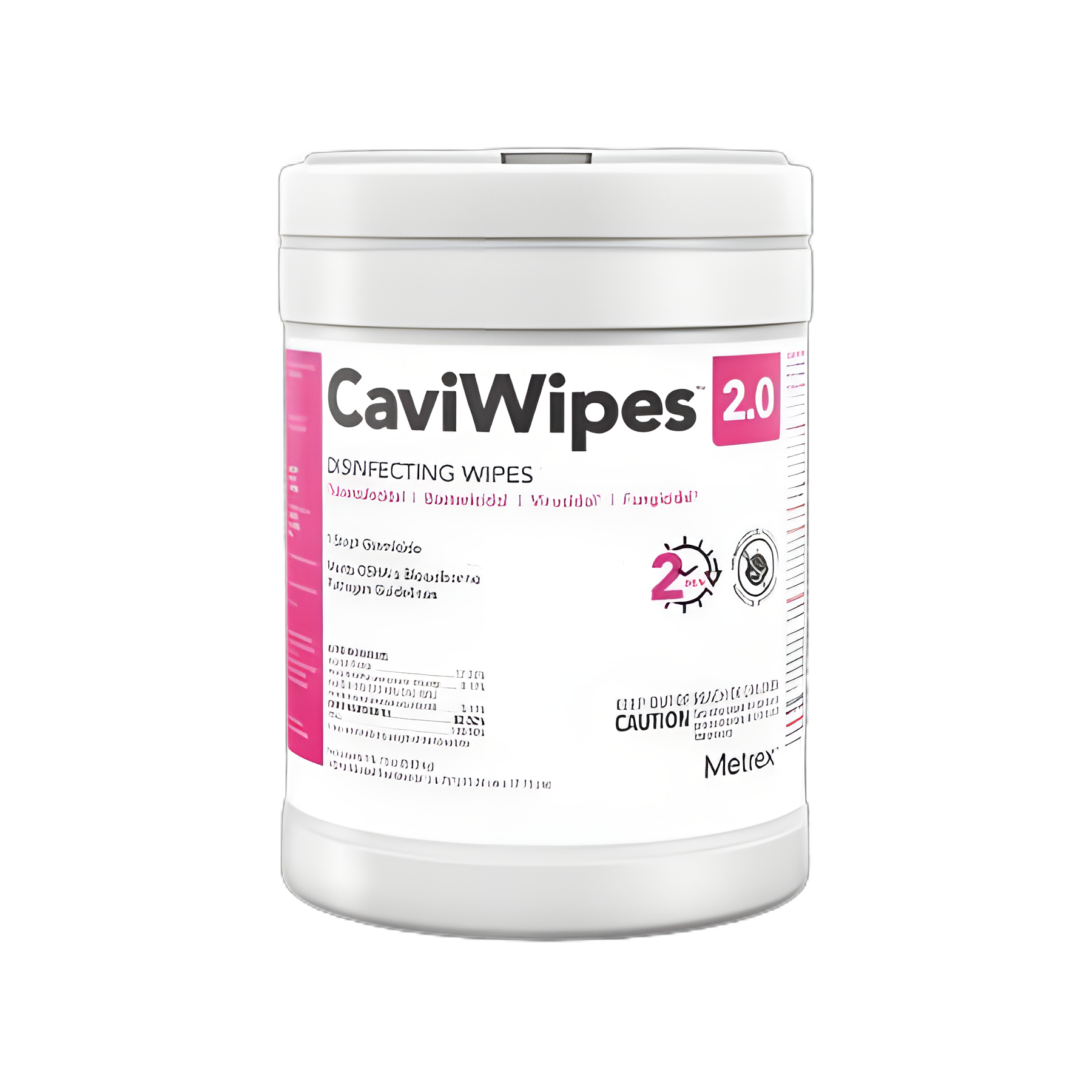 CaviWipes™ 2.0 Surface Disinfectant Premoistened Manual Pull Wipe 160 Count Canister Alcohol Scent NonSterile