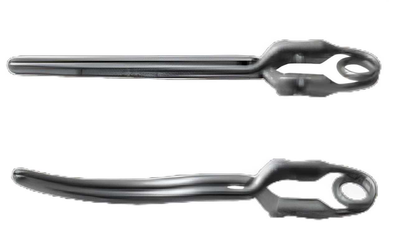 Atraumatic Endo Vessel Clip Aesculap® DeBakey 45 mm Jaw Length Stainless Steel - PL549S