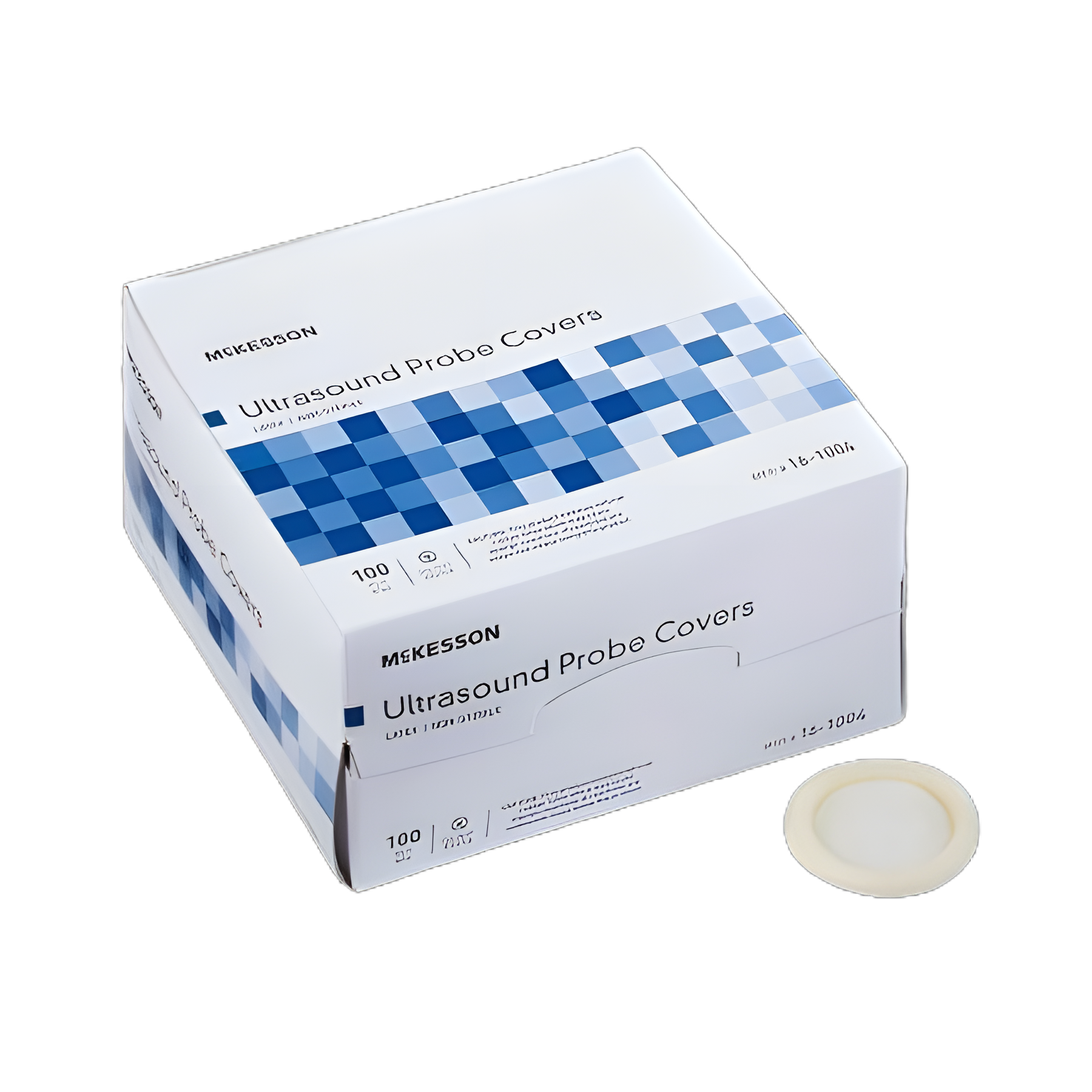 McKesson Latex Ultrasound Probe Cover 1-1/4 X 8 Inch NonSterile, Rolled - 100/Box