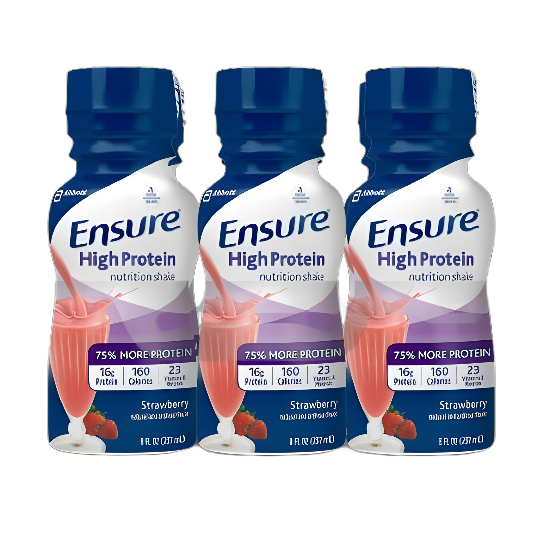 Ensure® High Protein Shake Strawberry Flavor Liquid 8 oz. - Nutritional Supplement