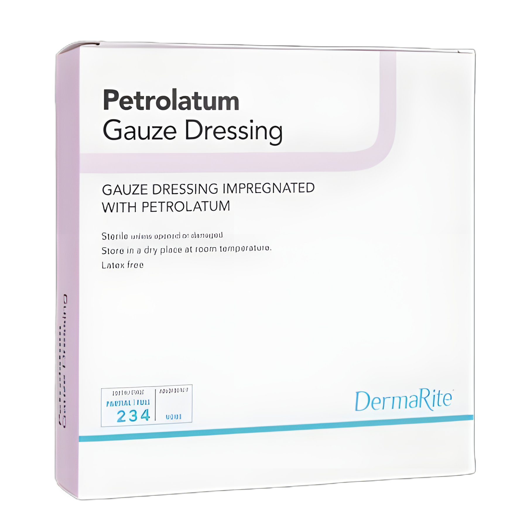 Petrolatum Impregnated Dressing DermaRite® Rectangle 3 X 9 Inch Sterile