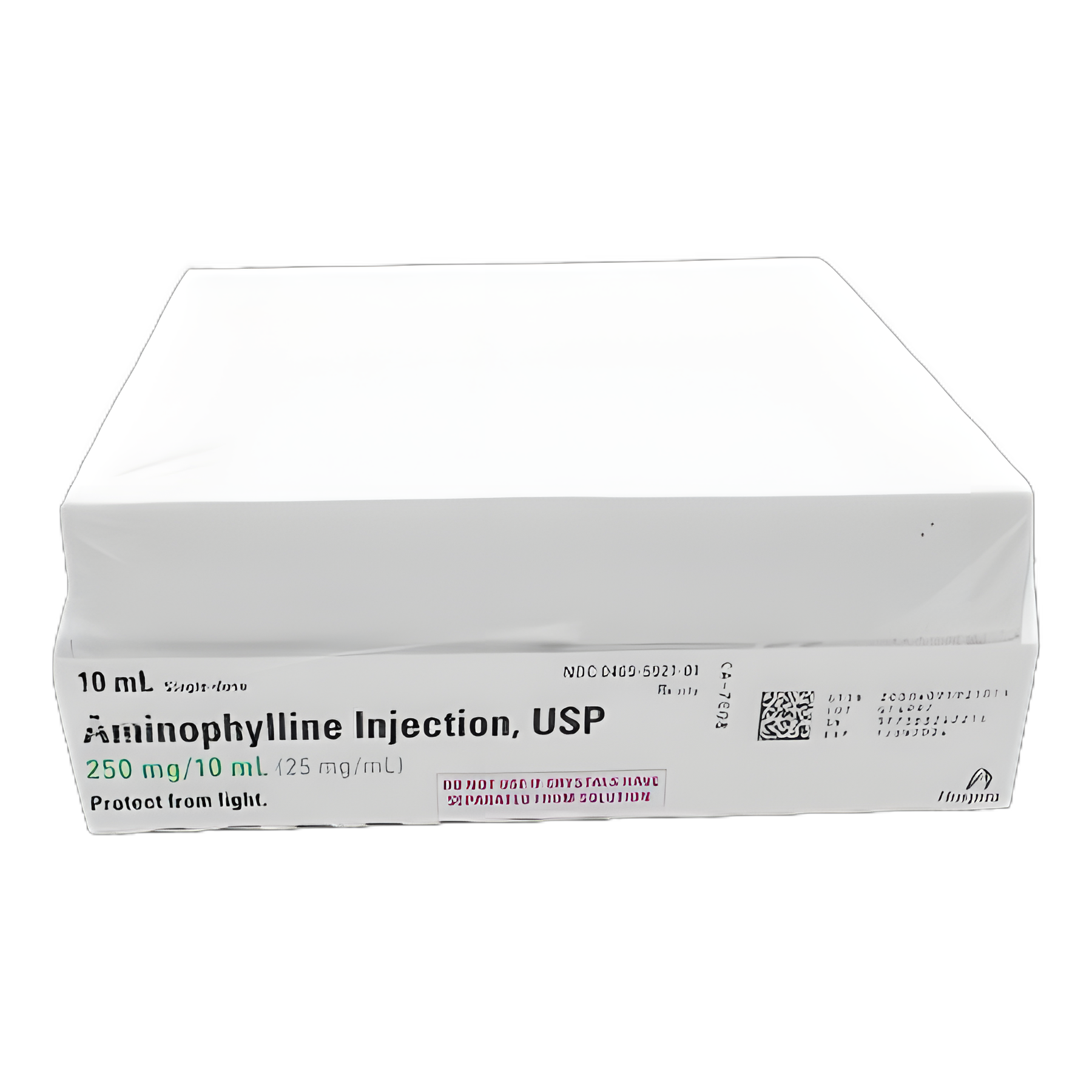 Aminophylline 25 mg / mL Injection Single-Dose Vial 10 mL - 00409592101