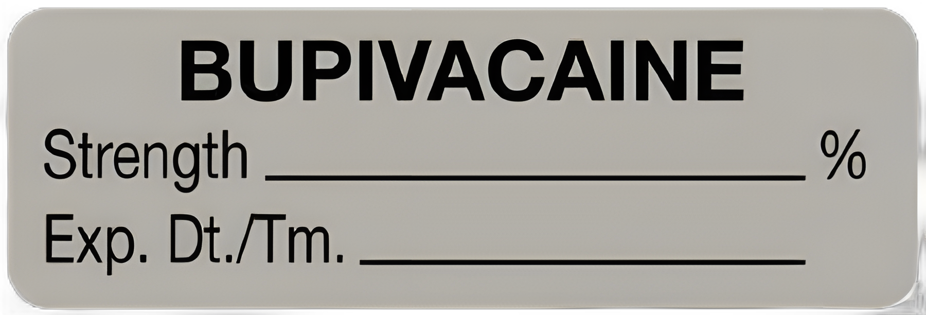 UAL™ Bupivacaine Anesthesia Drug Label - Permanent Adhesive, 610 Labels/Roll