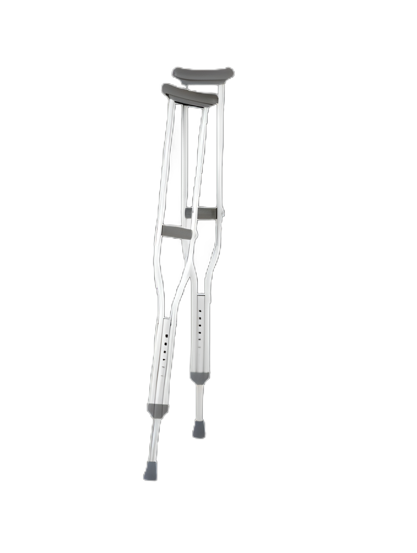 Breg Adult Underarm Crutches with Aluminum Frame - 250 lbs. Capacity