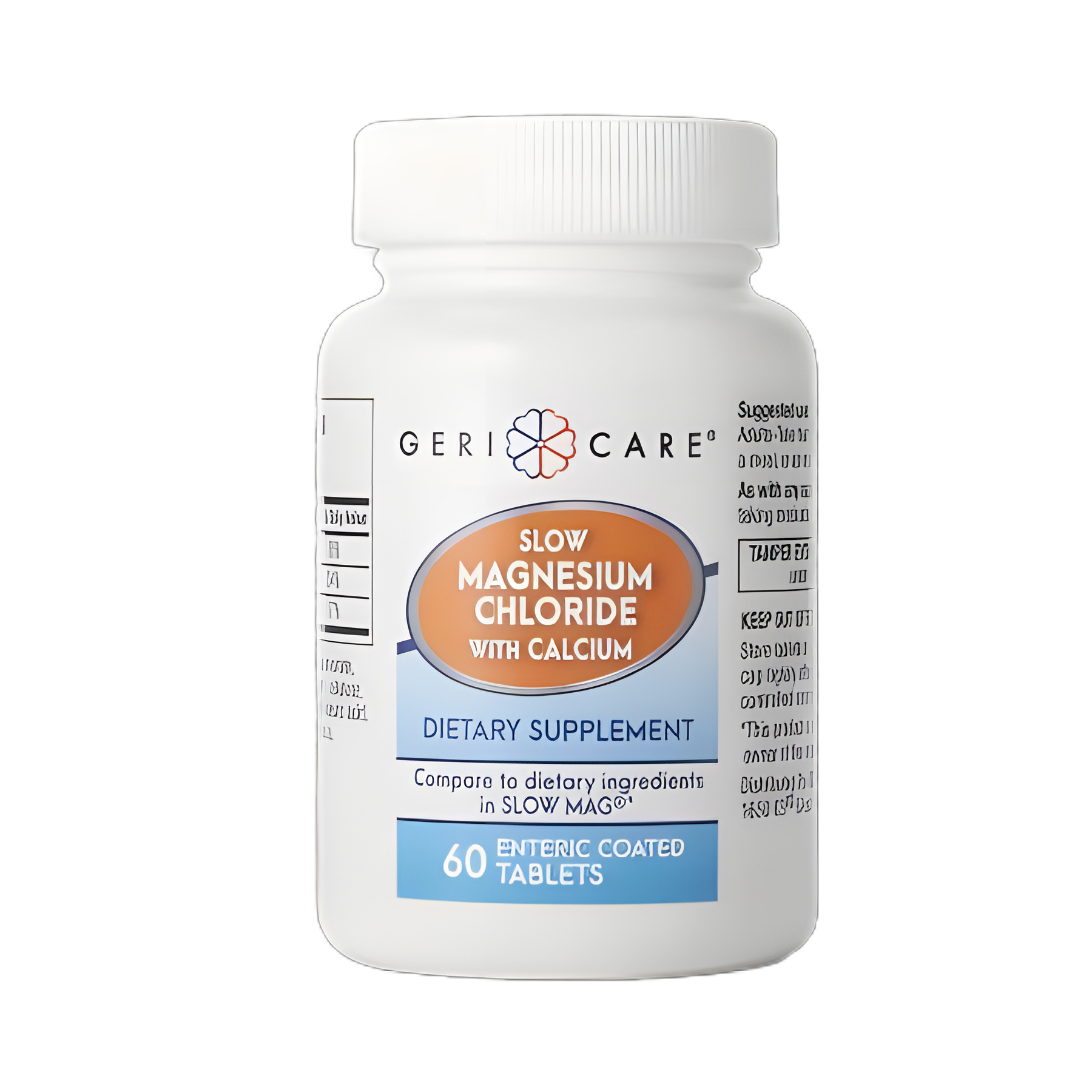 Mineral Supplement Geri-Care® Calcium / Magnesium Chloride 236mg -142 mg - 400 mg Strength Tablet 60 per Bottle