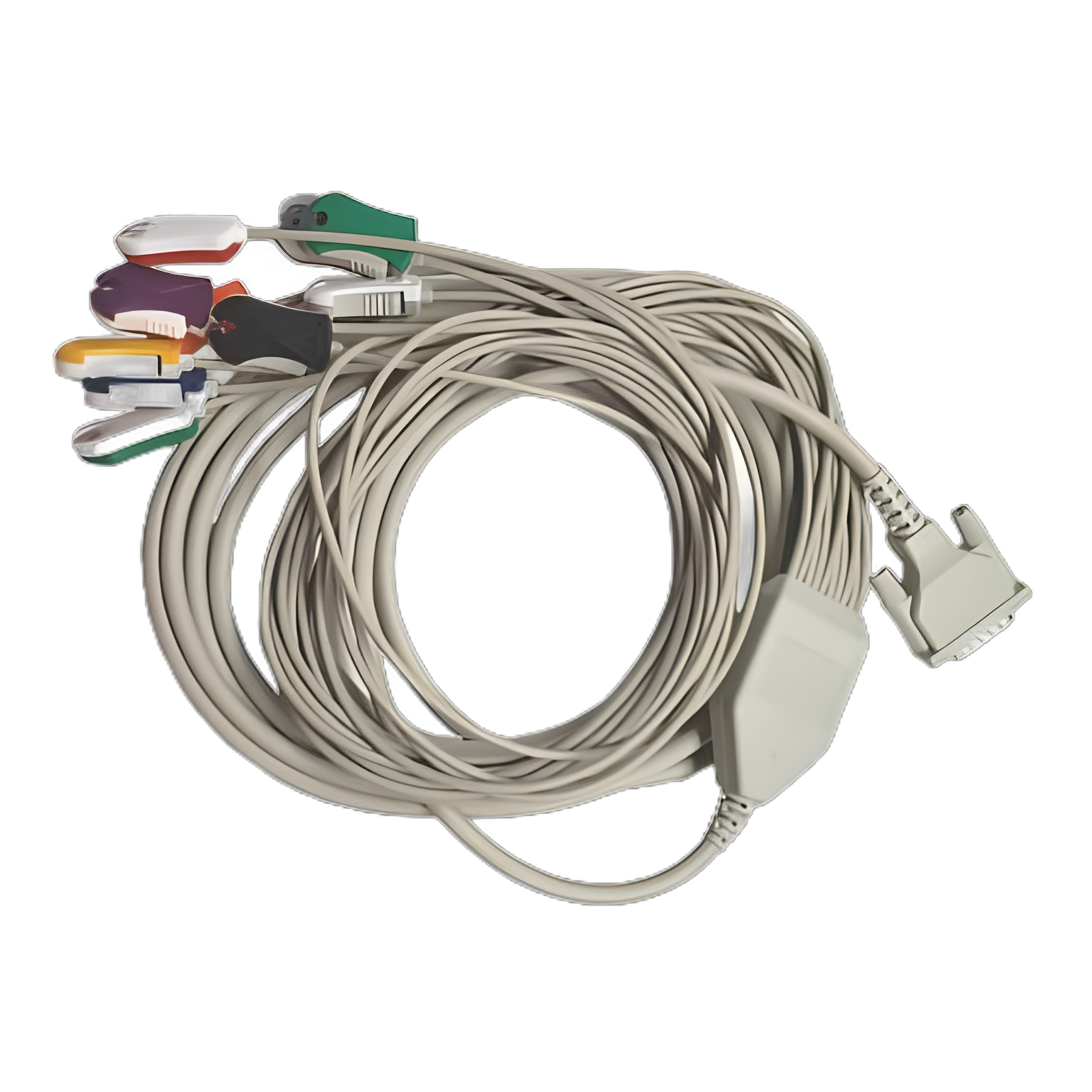 Stress Patient Cable 3.5 Meter, 10-Leads, Snap Clip Adapter Type