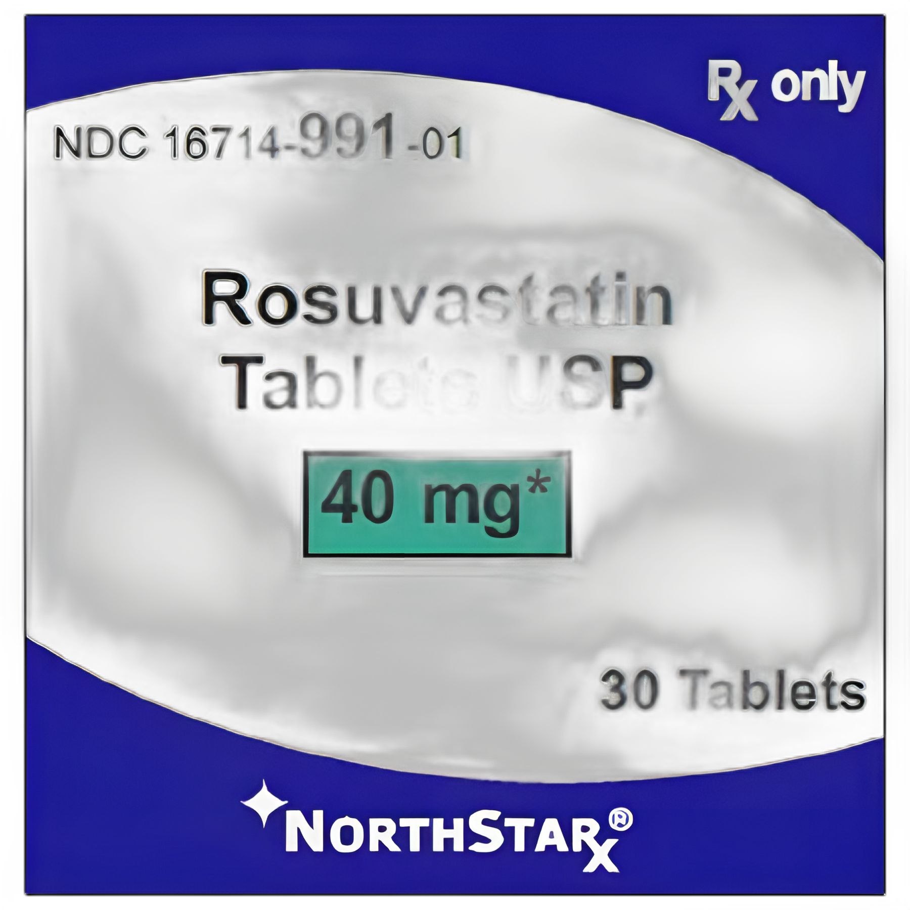 Rosuvastatin Calcium 40 mg Tablet by NorthStar Rx - 30 Count