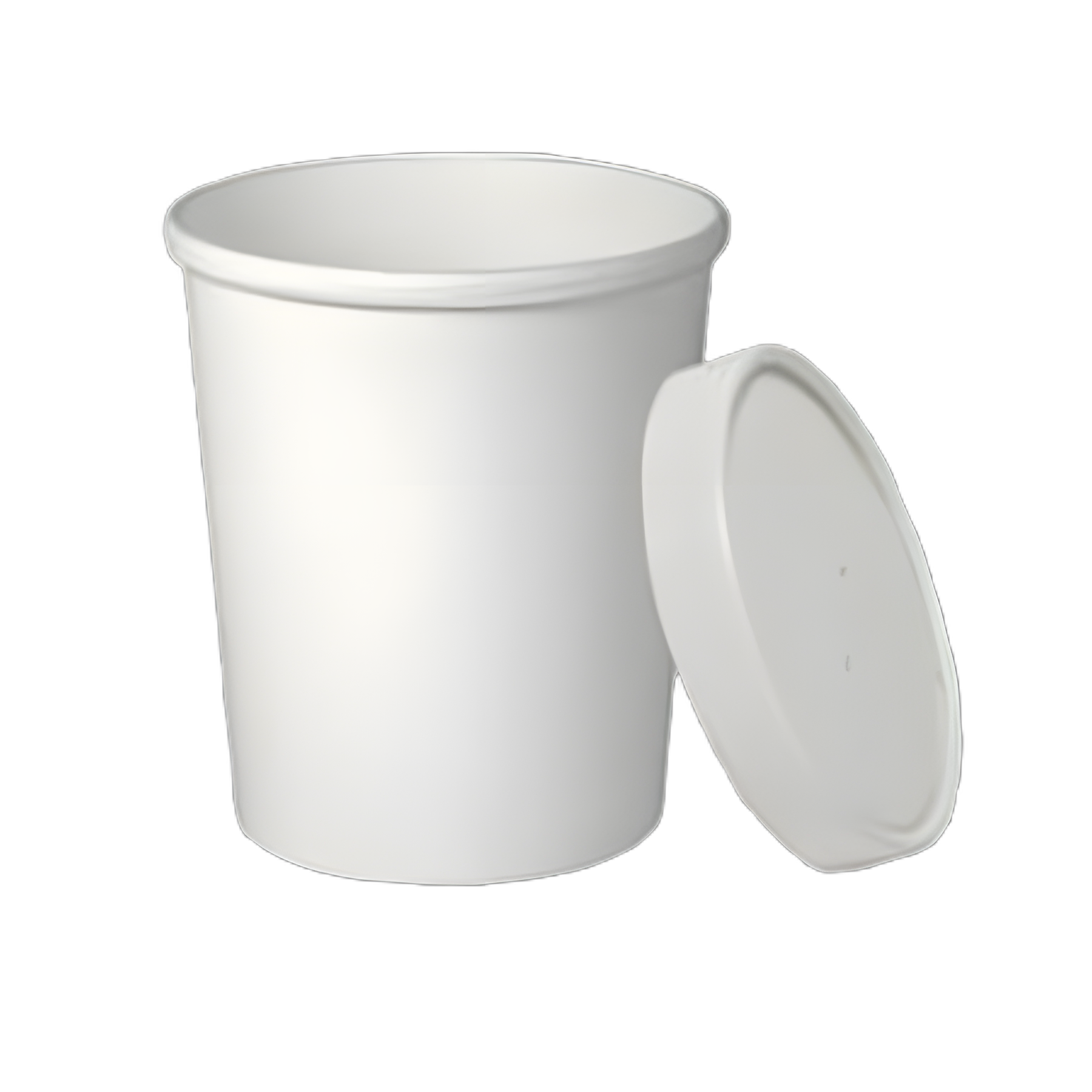Food Container Flexstyle® White Single Use Paper 3-1/6 X 4-1/6 X 5-1/3 Inch
