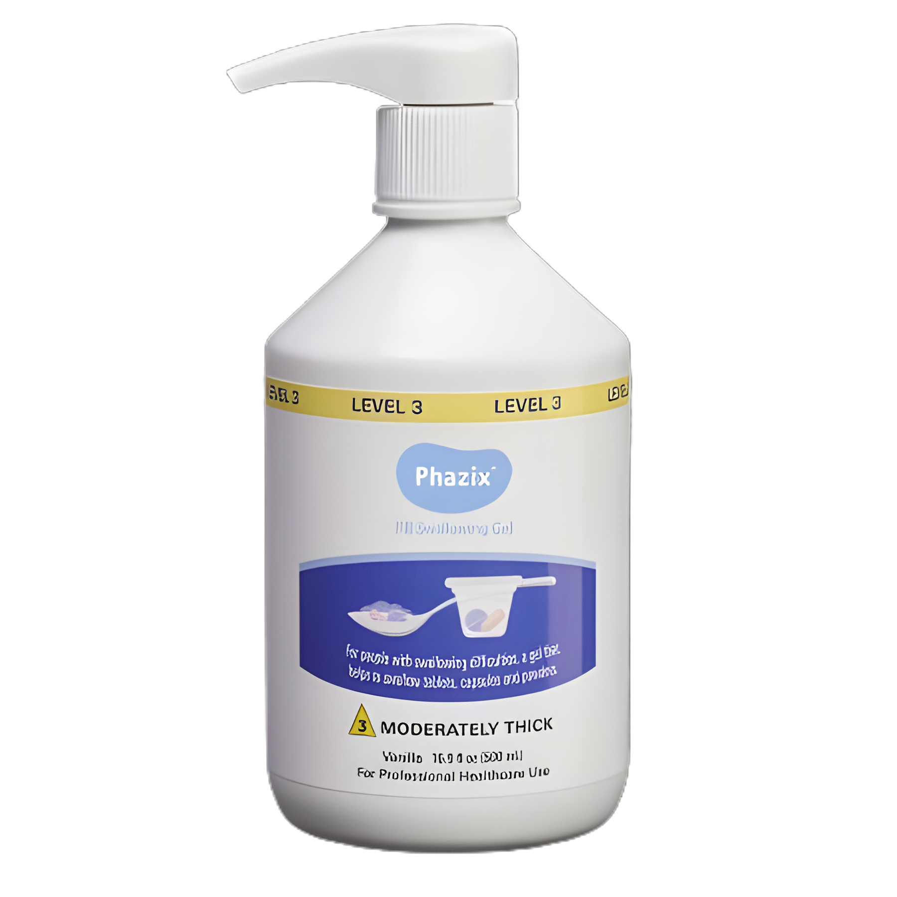 Phazix® Level 3 Swallowing Aid Gel 500 mL - Vanilla Flavor