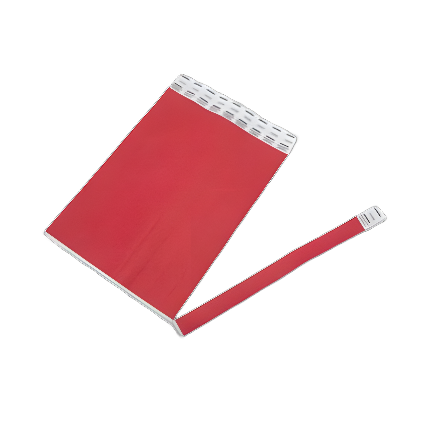 Crowd Management Wristbands, Sequentially Numbered, 9.75" x 0.75", Red, 500/Pack
