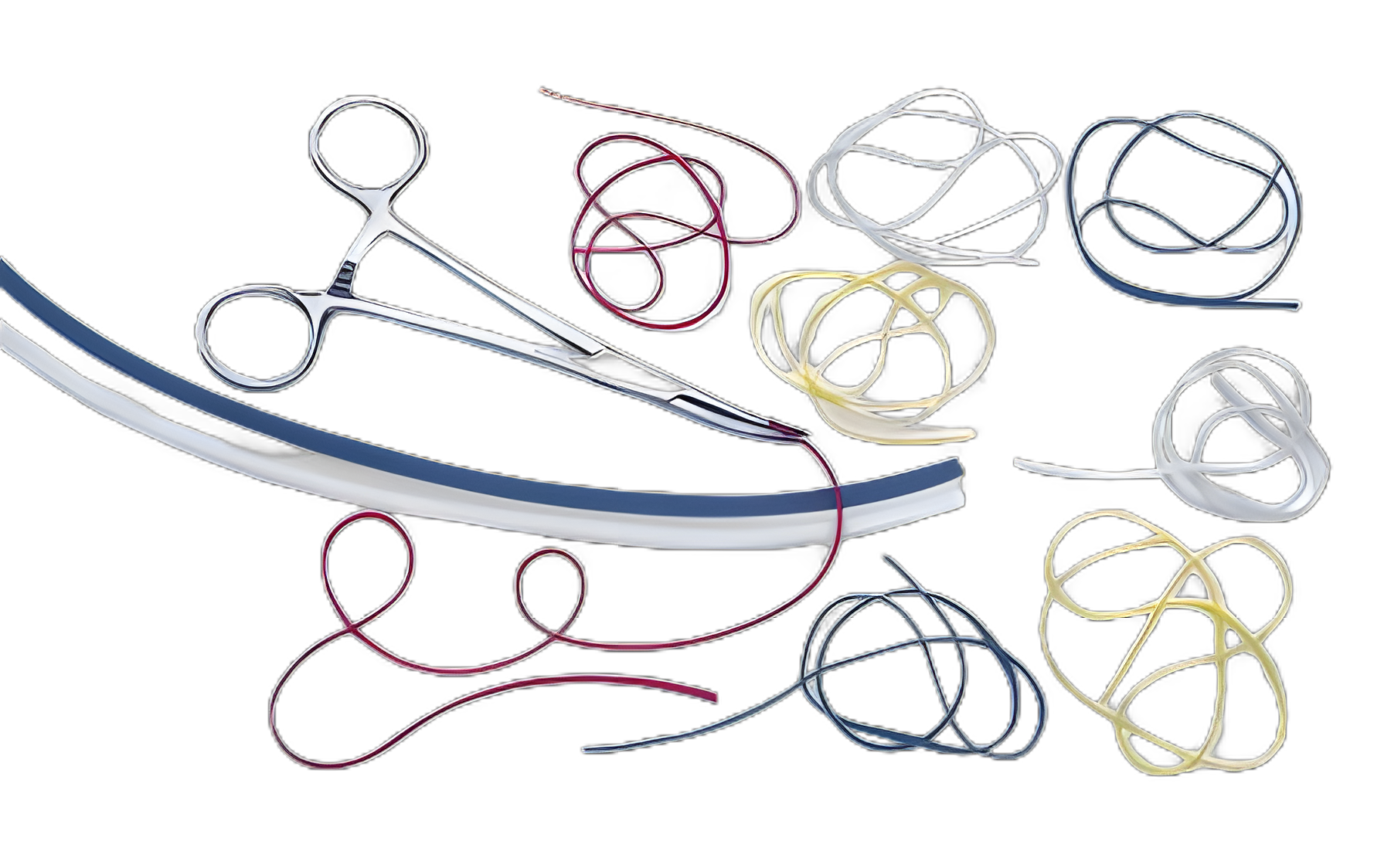 Vessel Loop McKesson Mini White Silicone Radiopaque Sterile 0.03 X 16 Inch
