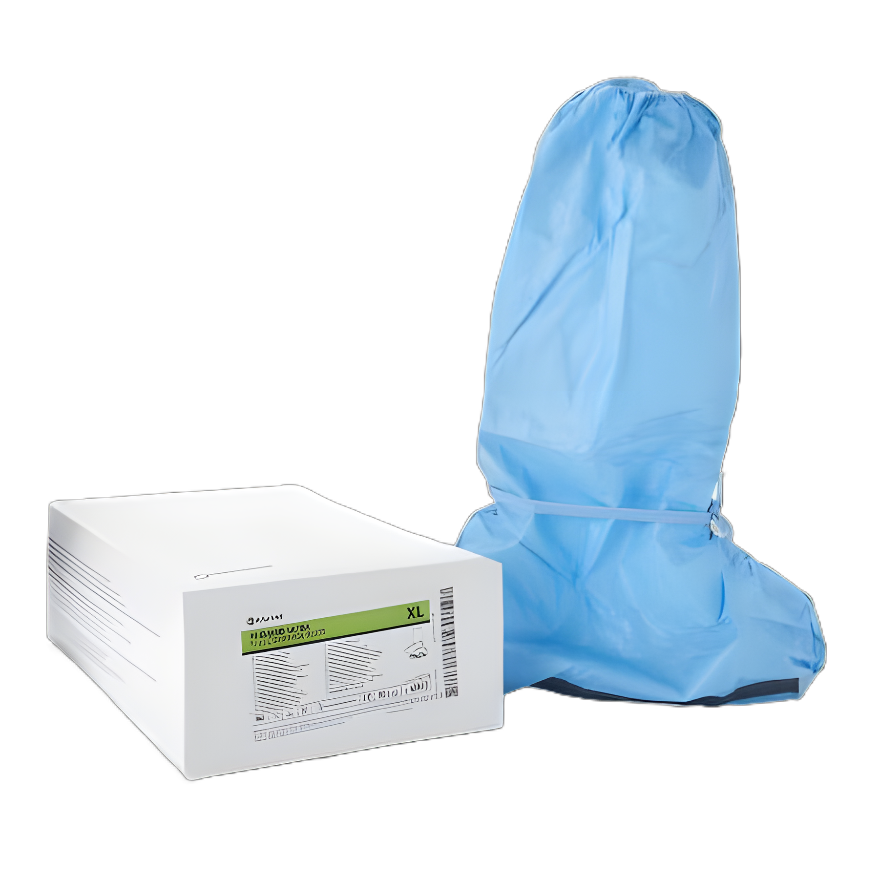 Boot Cover Hi Guard® X-Large Knee High Nonskid Sole Blue NonSterile - 69672
