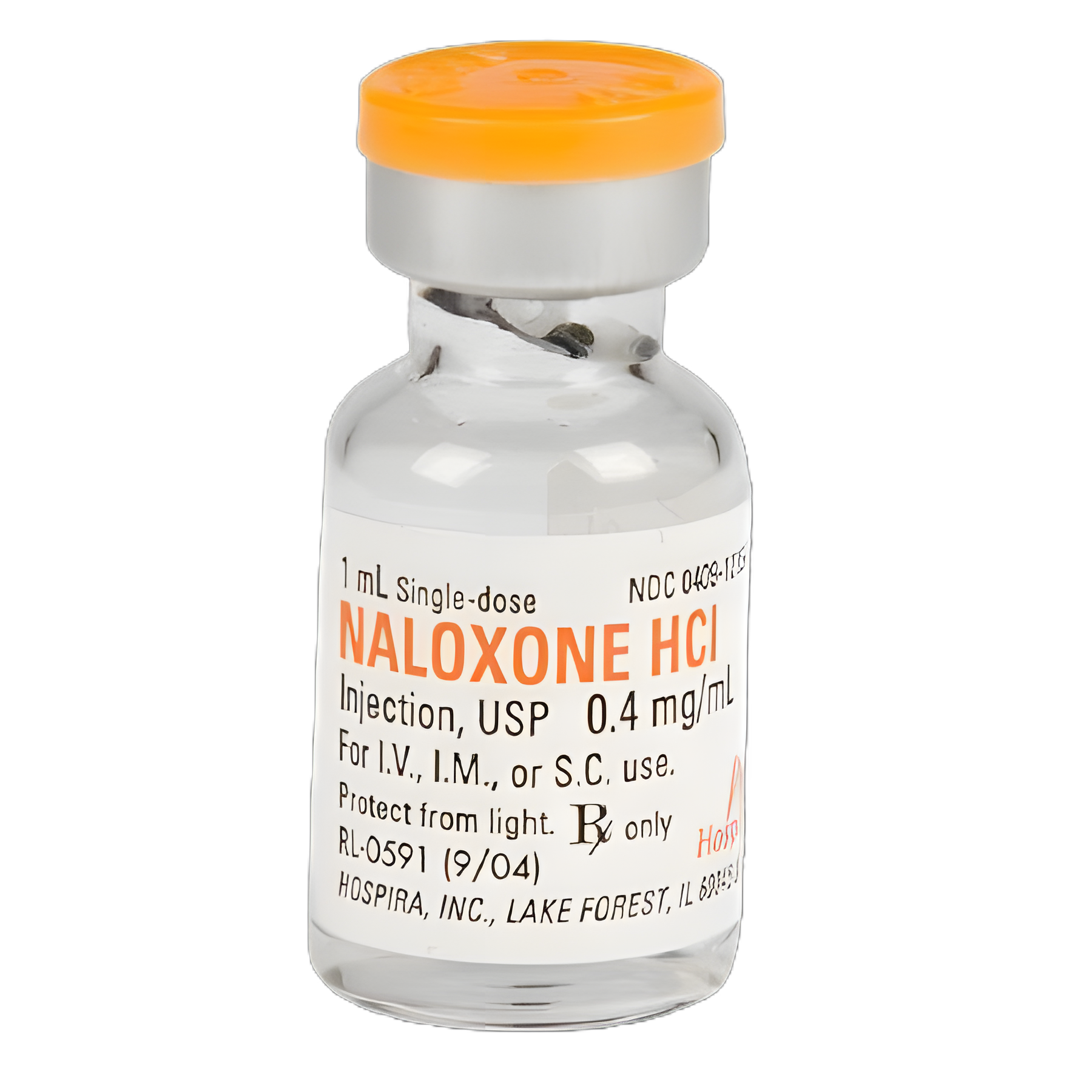 Naloxone HCl 0.4 mg/mL Injection, Preservative Free - Single-Dose Vial for Opioid Overdose