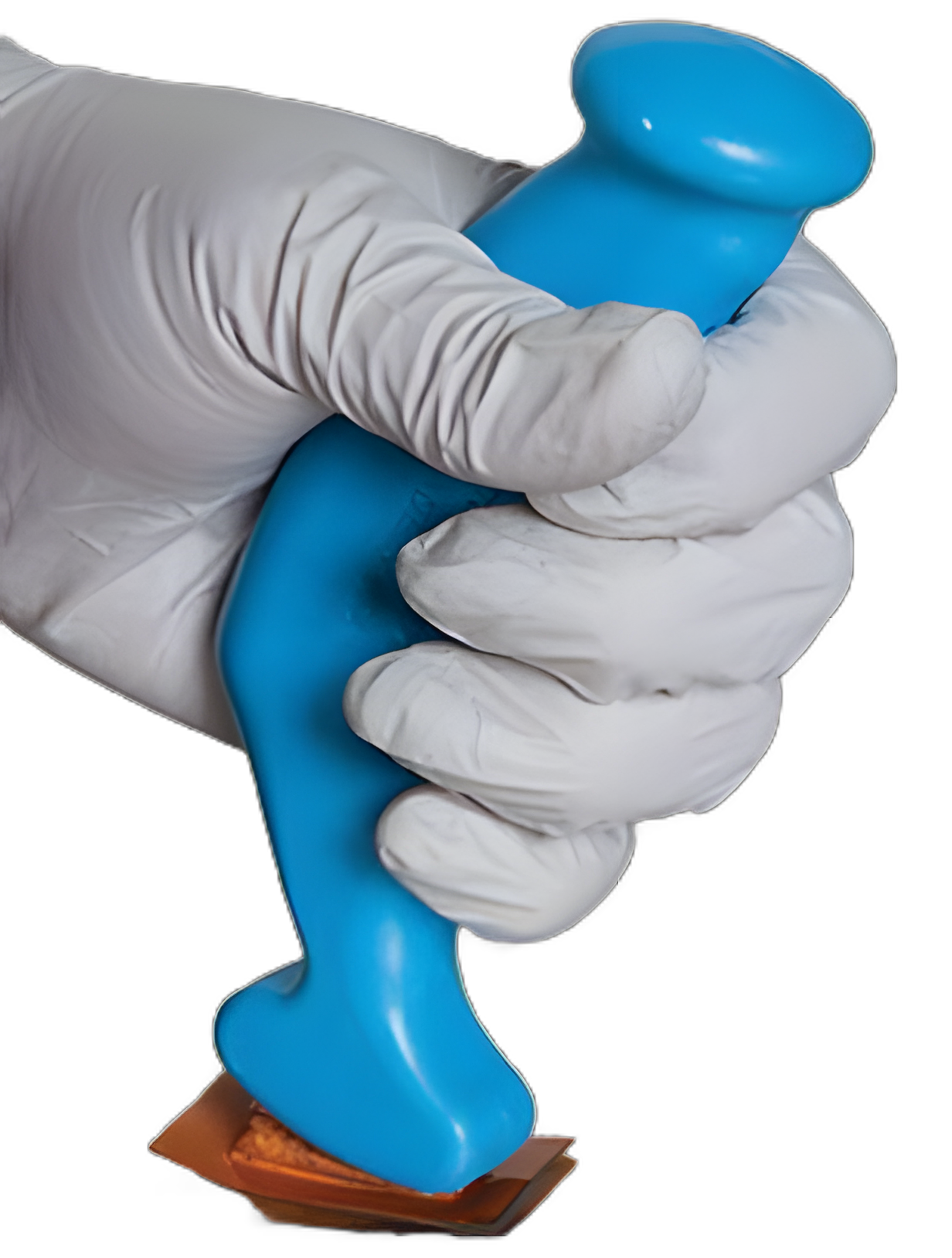 Grip 'N' Crush® Hand Operated Pill Crusher - Blue for Efficient Medication Management
