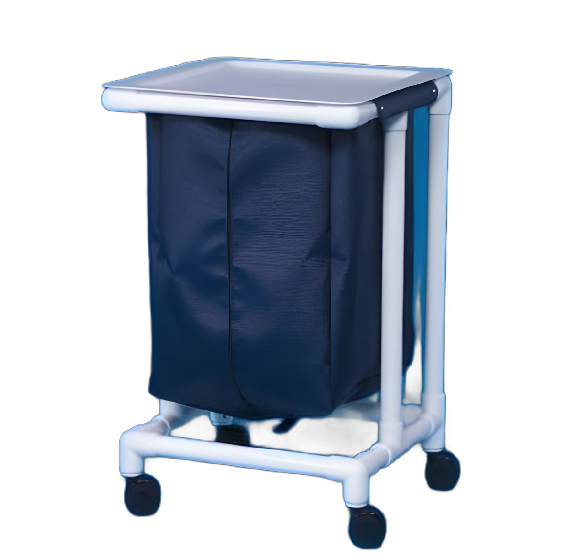 Single Hamper with Bag Jumbo 4 Casters 55 gal. - JH41 - 7
