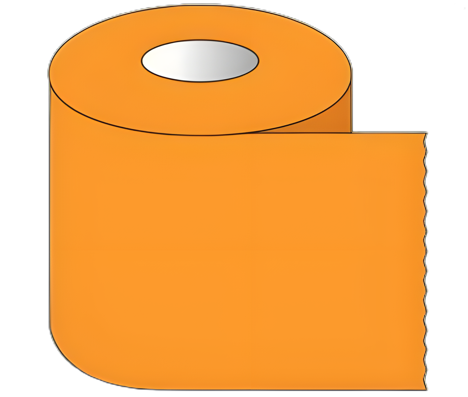 Multipurpose Laboratory Label Tape - Orange, 1 x 500 Inch, Oilproof and Waterproof