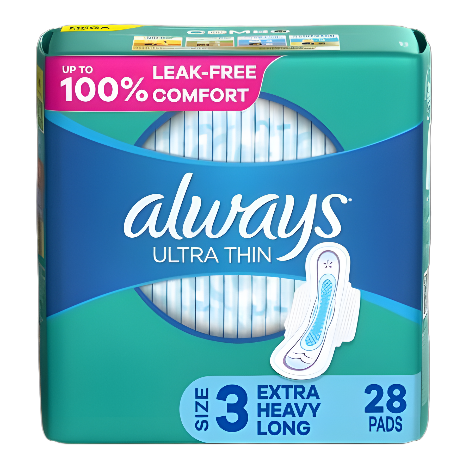 Feminine Pad Always® Ultra Thin With Wings Super Absorbency - 03700089907