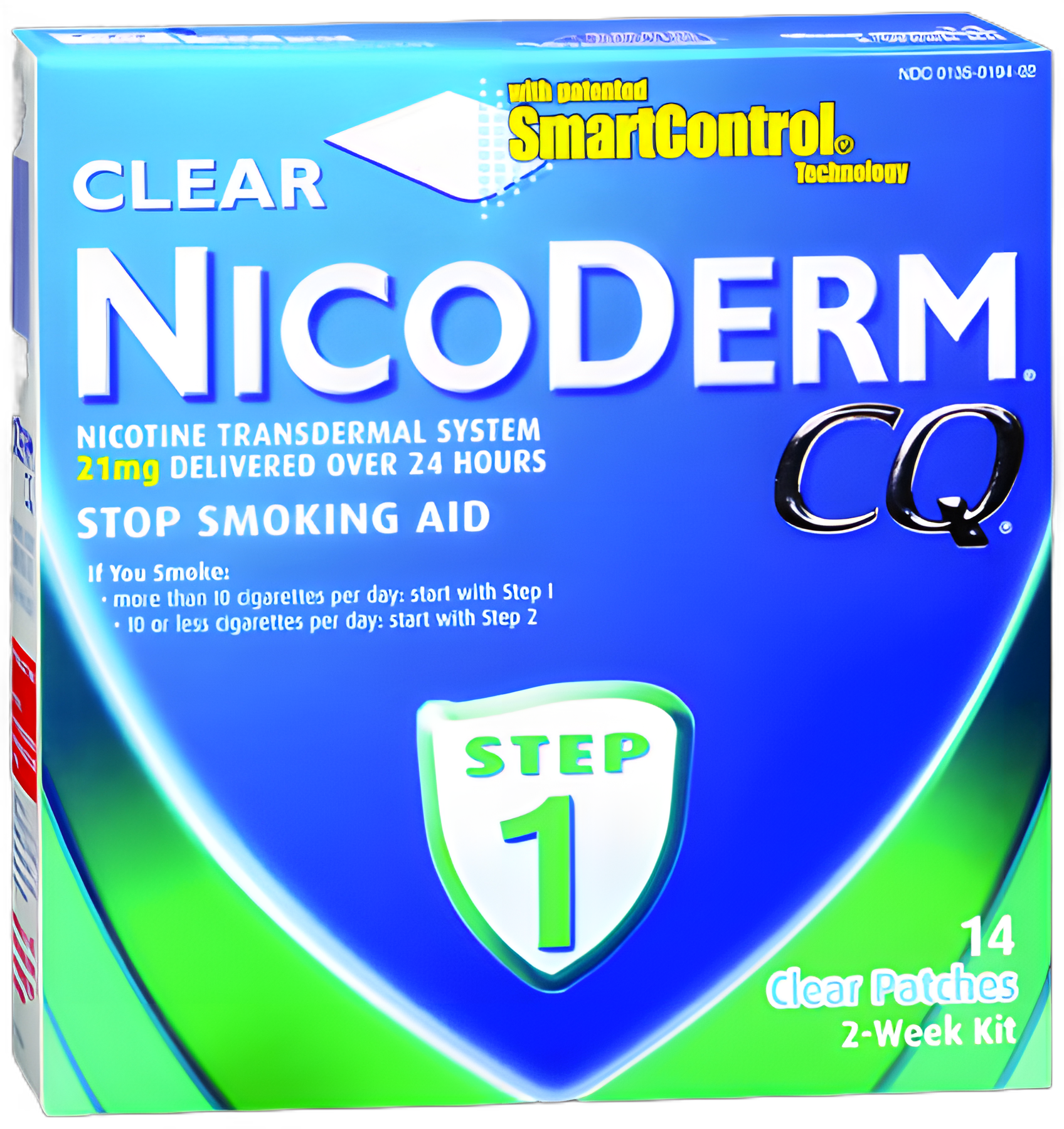 Stop Smoking Aid Nicoderm CQ® 21 mg Strength Transdermal Patch