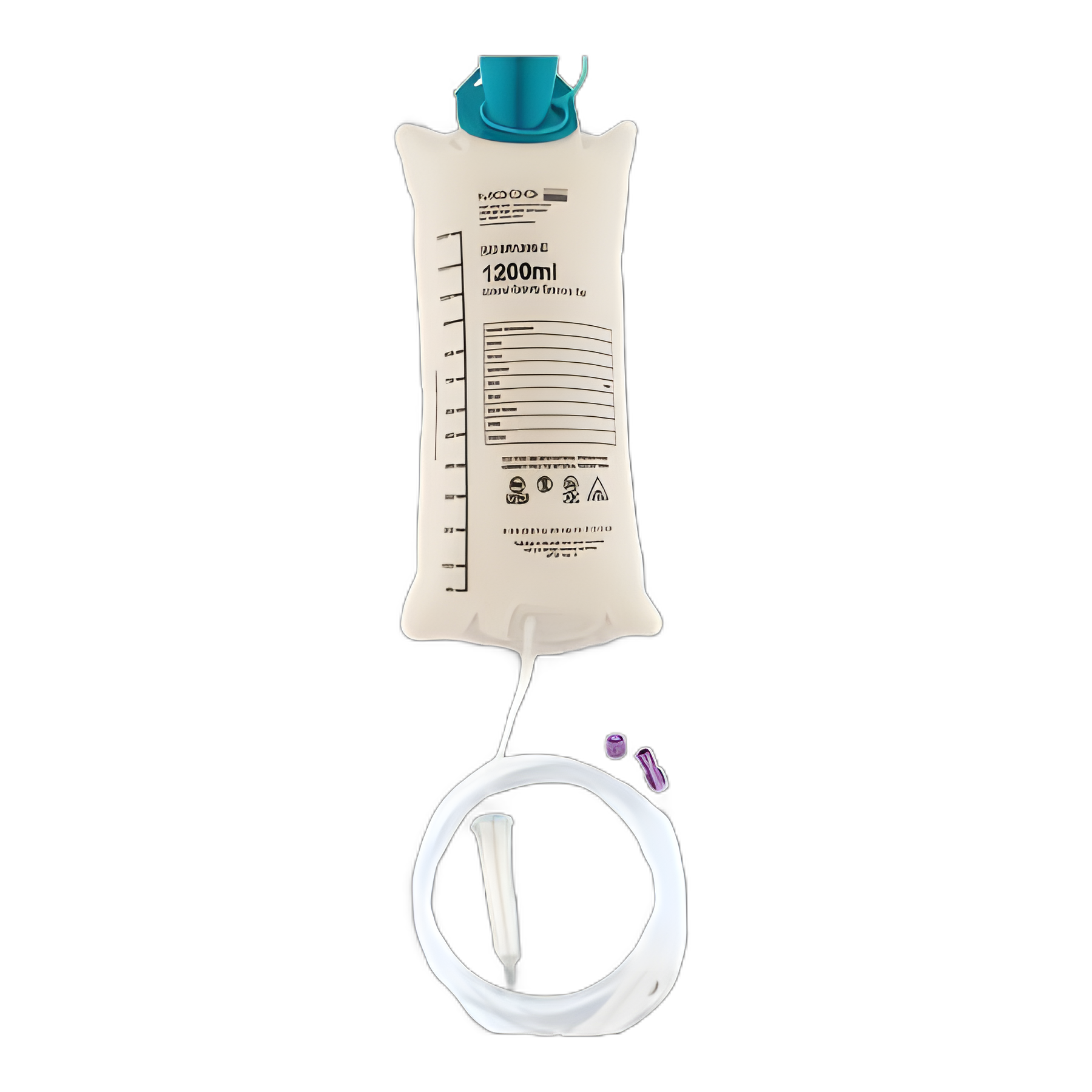 Gravity Bag Feeding Set with ENFit™ Connector Moog® 1200 mL