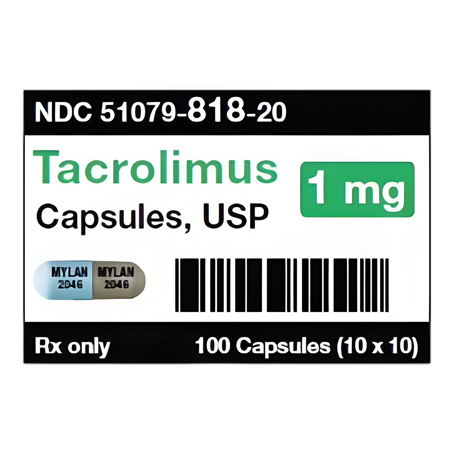 Tacrolimus 1mg Capsules - Immunosuppressive Treatment | Mylan Pharmaceuticals