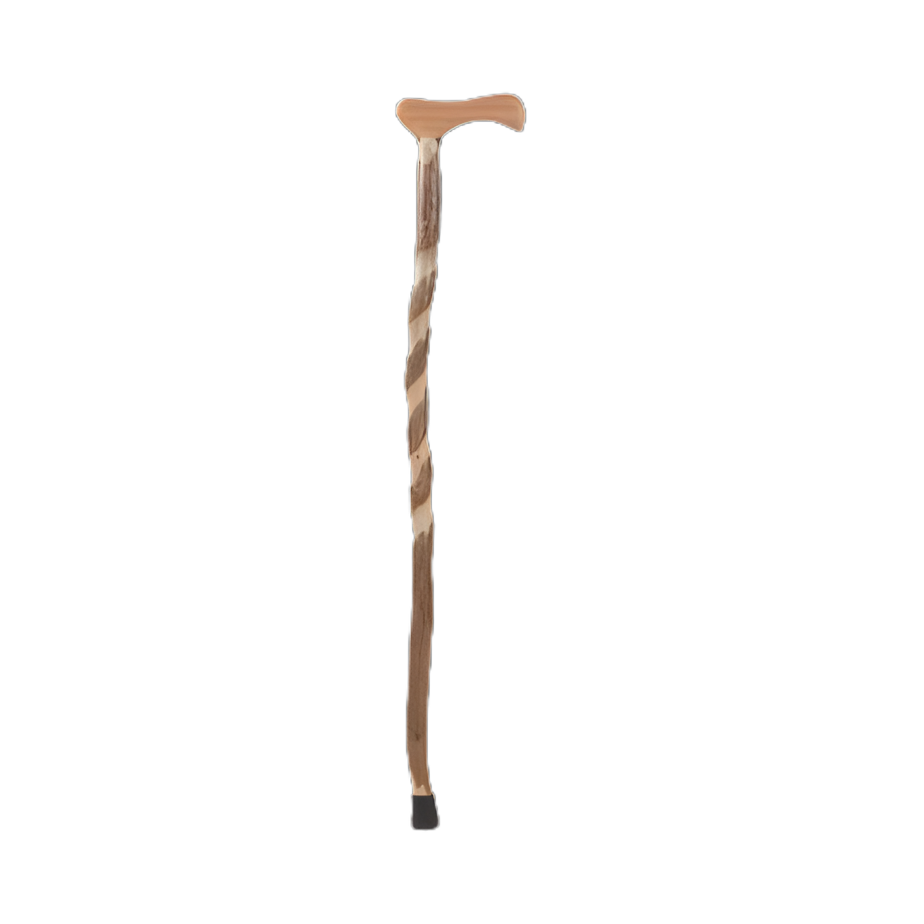 Brazos™ Twisted Wood T-Handle Walking Cane, Sassafras, 37 Inch
