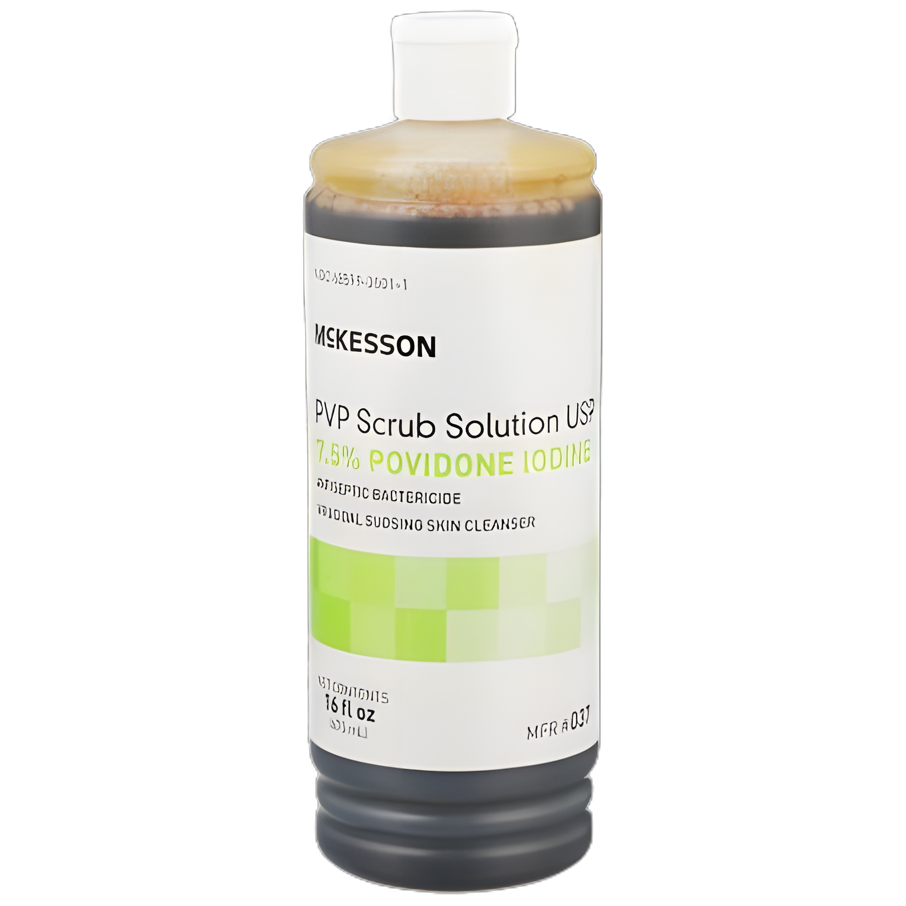 Surgical Scrub Solution McKesson 16 oz. Flip-Top Bottle 7.5% Strength Povidone-Iodine NonSterile