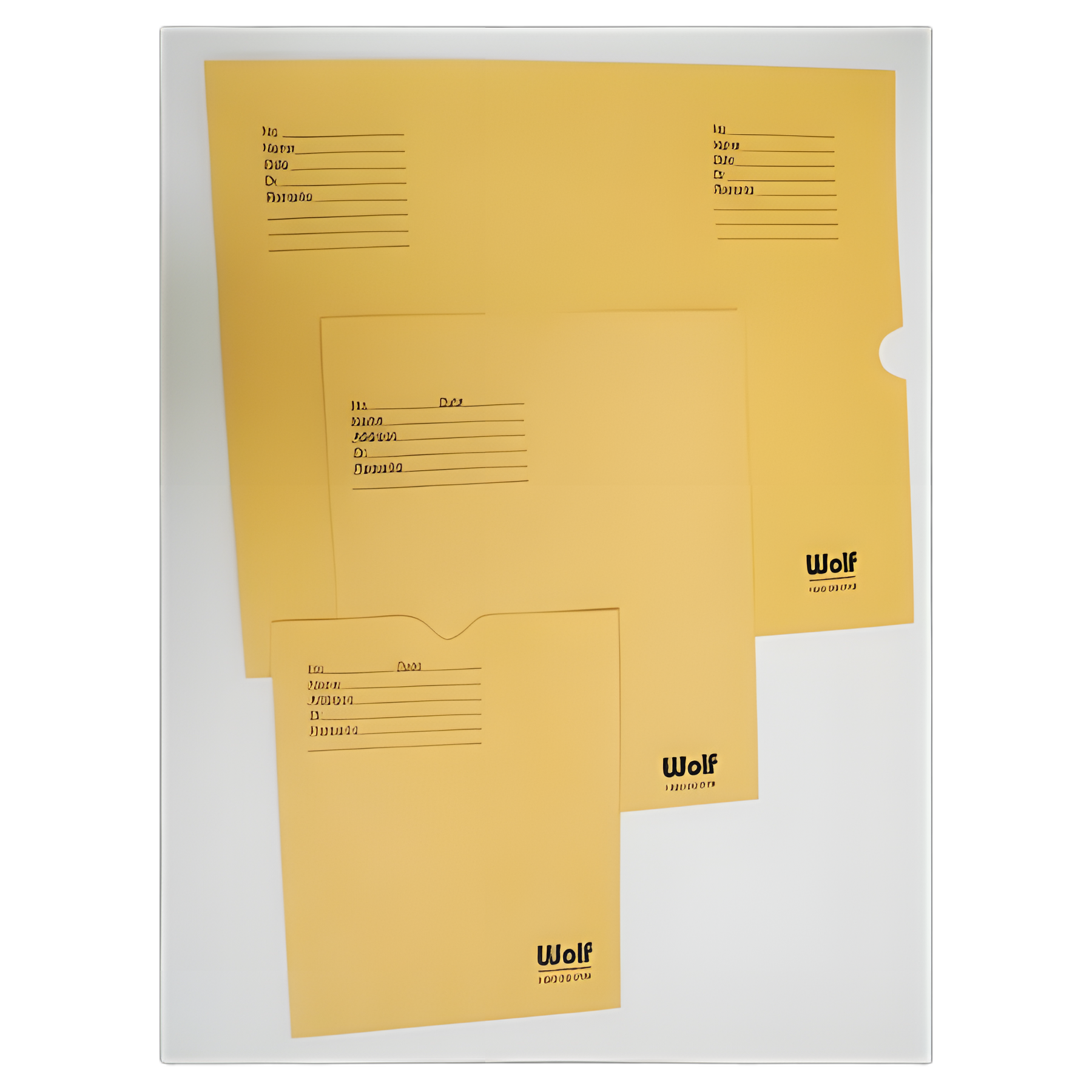 X-Ray Film Filing Envelope Gold 8 X 10 Inch