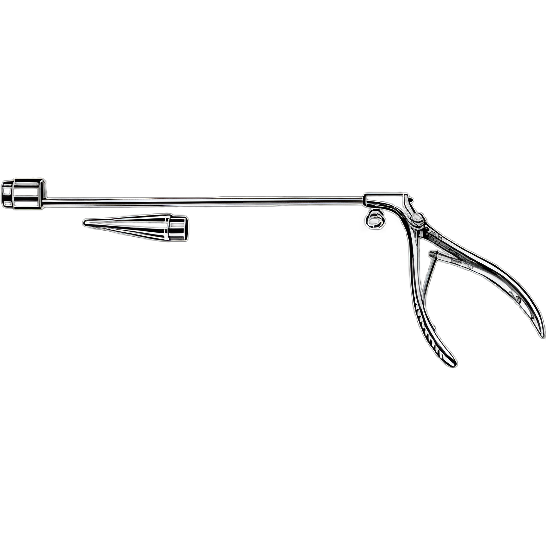 Hemorrhoid Ligator Set McGivney 7 Inch Length Spring-Loaded Plier-Type Handle