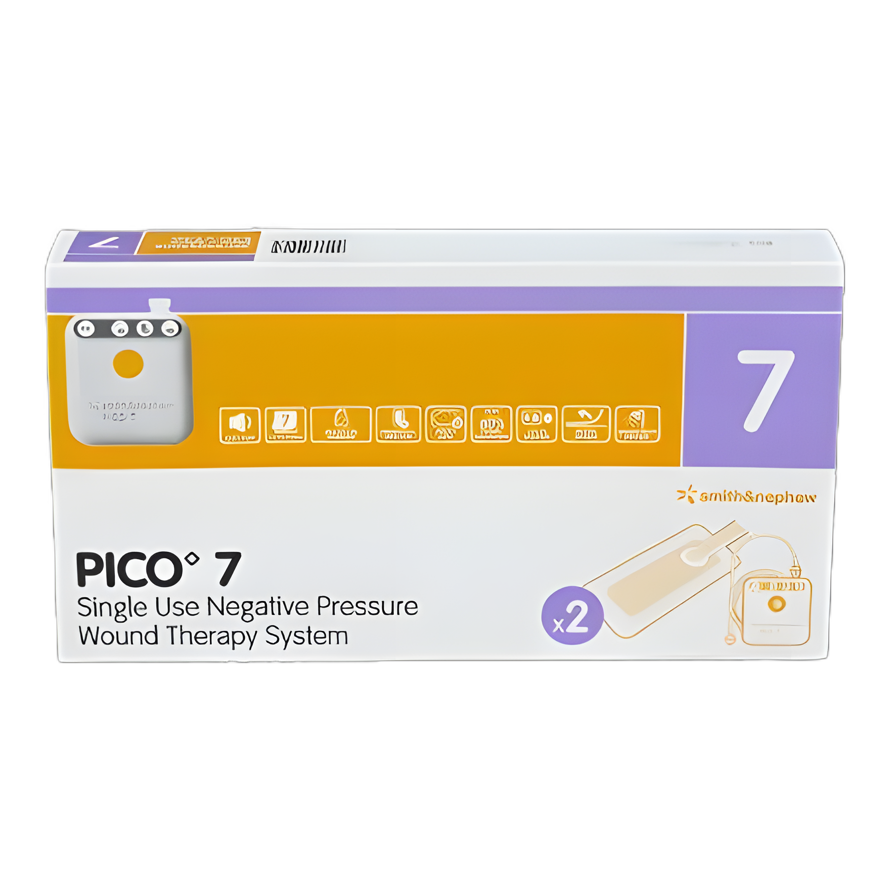 PICO 7 Negative Pressure Wound Therapy Dressing Kit 15x15cm - Smith & Nephew 66022005
