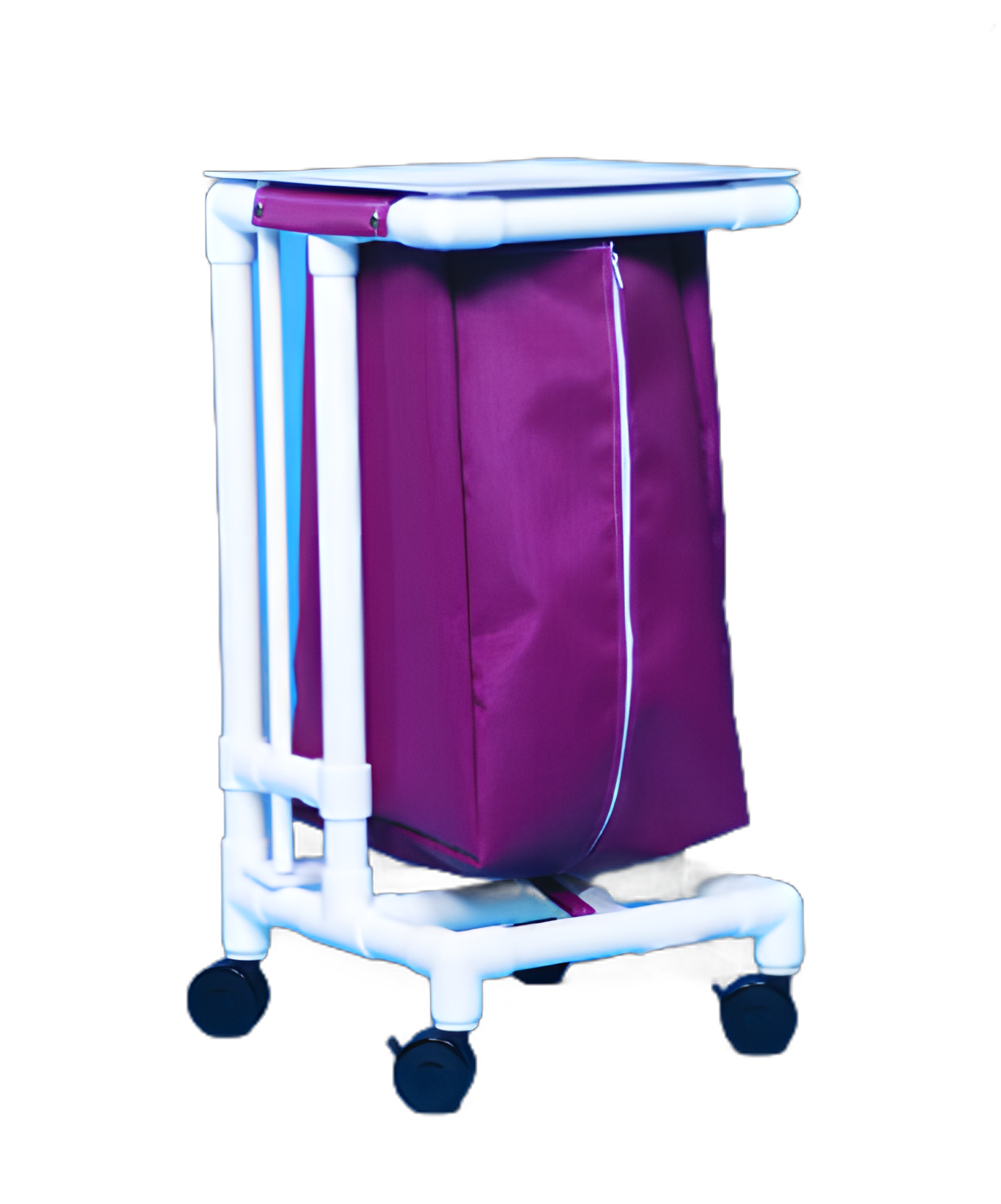 Single Hamper with Bag Classic 4 Casters 39 gal. - LH-21-ZF MESH - 7