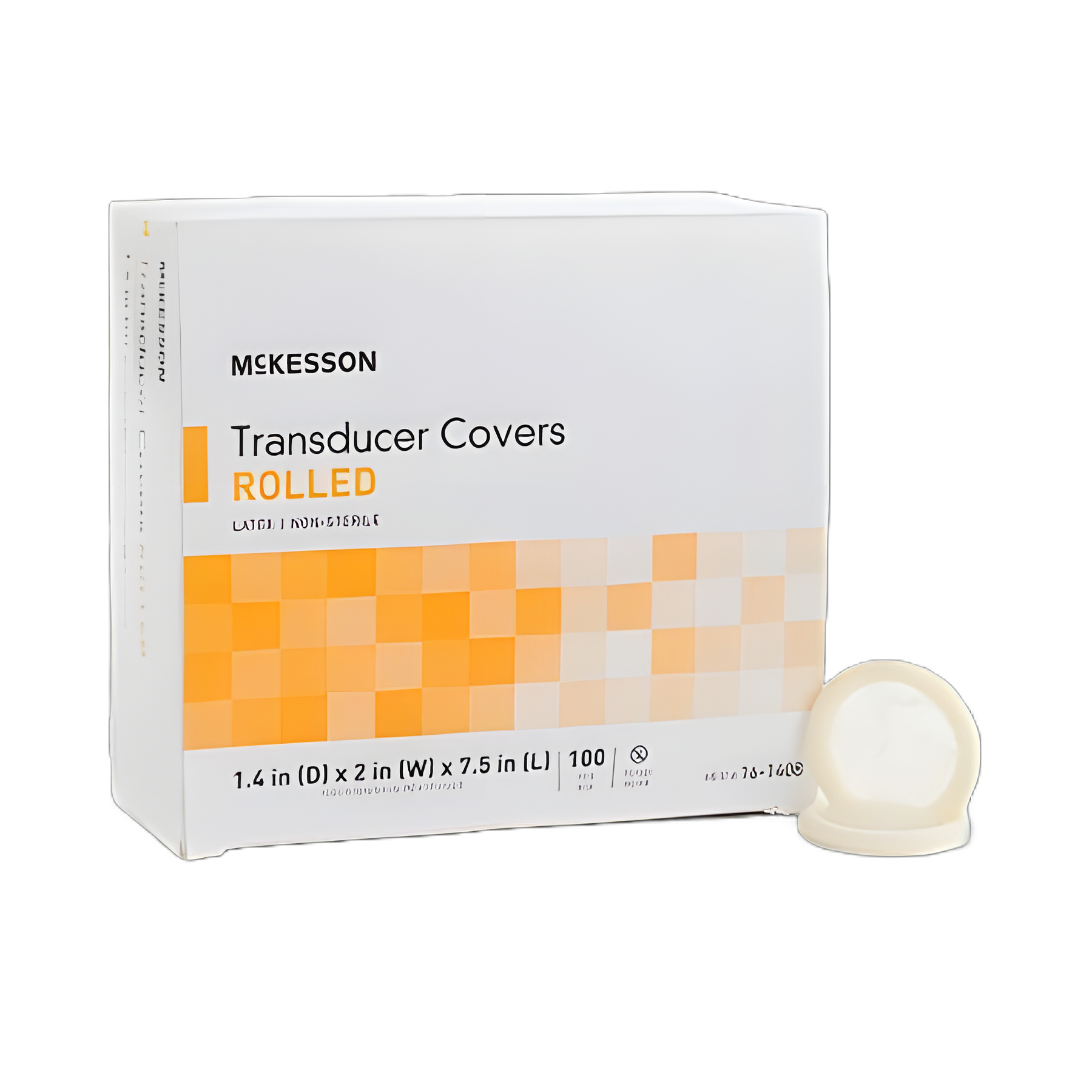 McKesson Ultrasound Transducer Probe Cover 2 X 7-5 Inch Latex